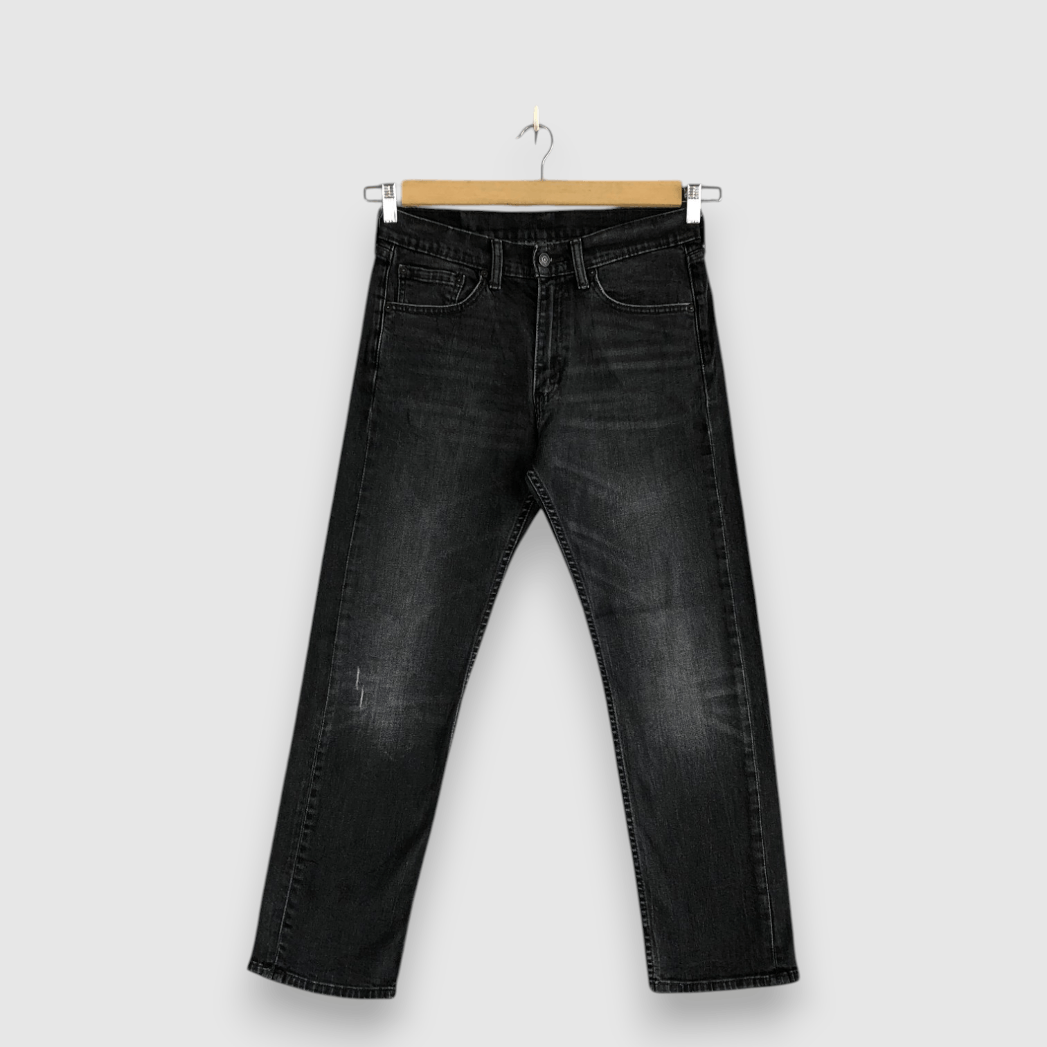 Levi's Vintage Levis 505 Faded Black Jeans Levi's Distressed Denim Size US 30 / EU 46 - 1 Thumbnail