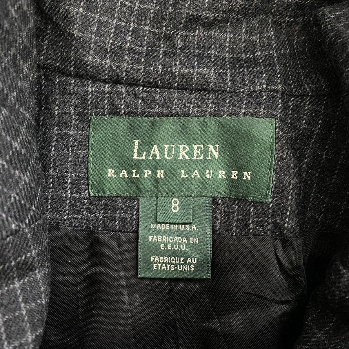 Lauren Ralph Lauren × Ralph Lauren LAUREN By RALPH LAUREN Check Tartan Short Blazer Coat Size S / US 4 / IT 40 - 3 Thumbnail