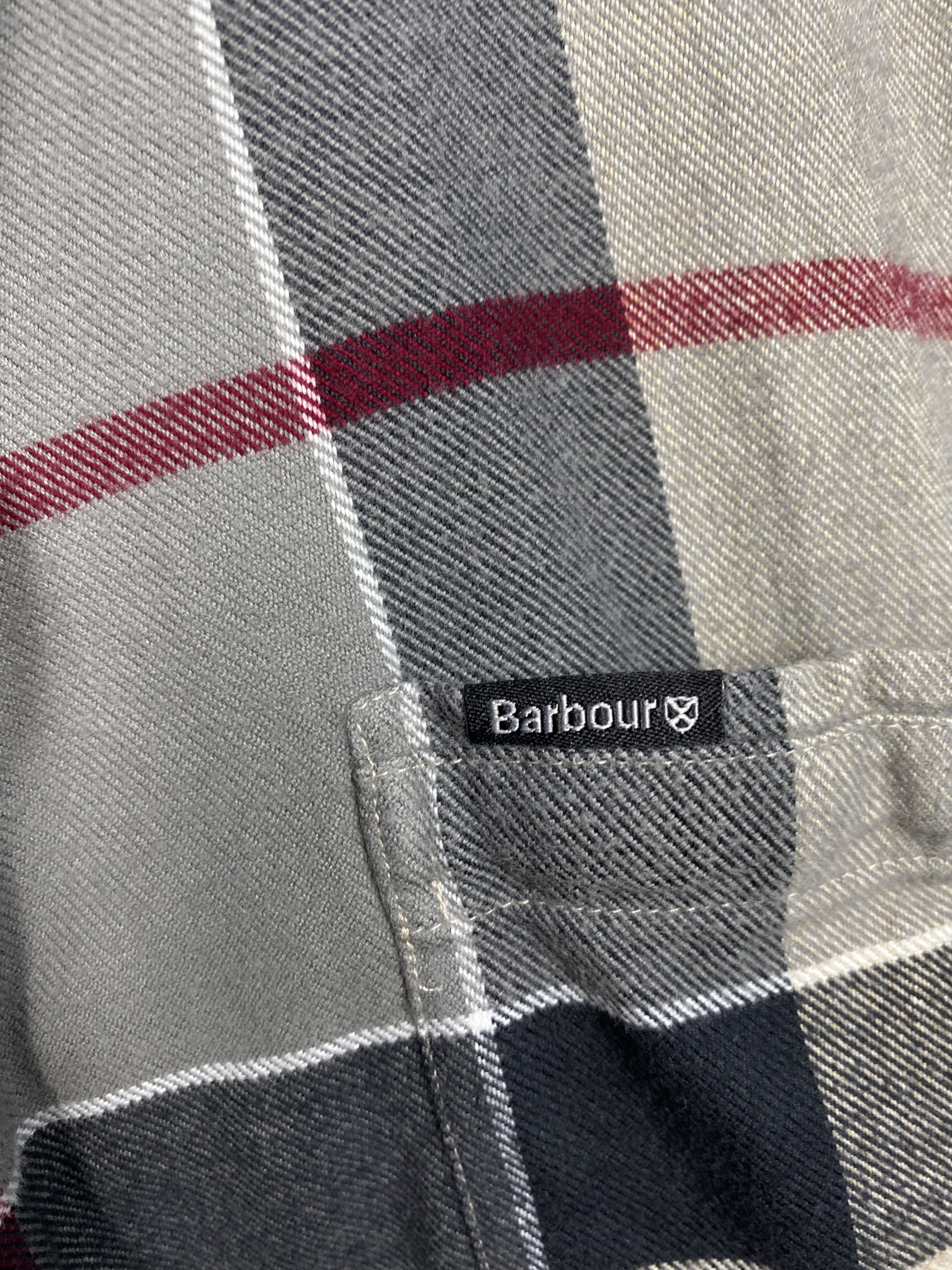 Barbour × Flannel Barbour Vintage Flannel Mens Tartan Plaid Shirt Size US XL / EU 56 / 4 - 3 Thumbnail