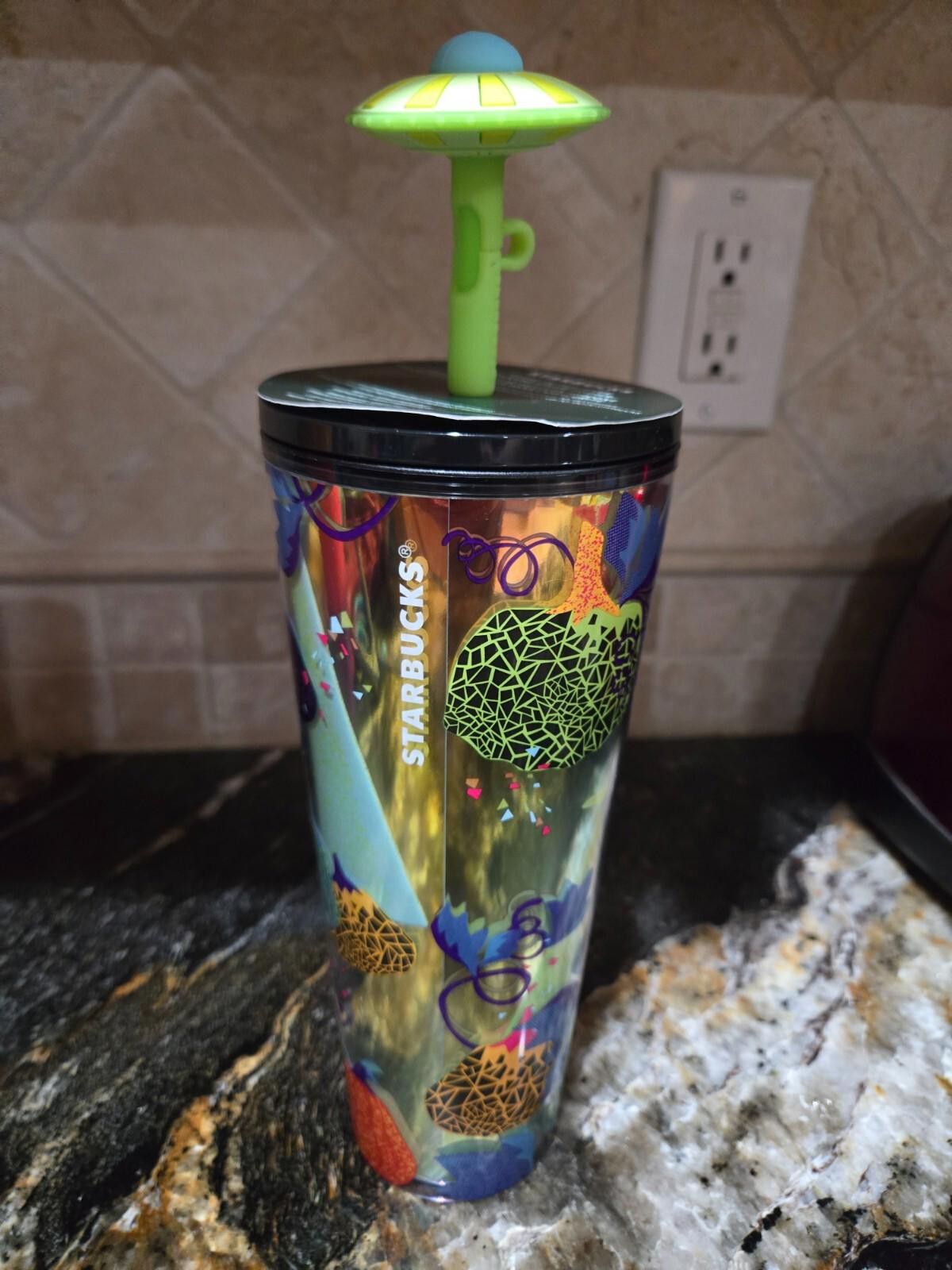 Designer Starbucks Halloween 2024 UFO Tumbler Glow in Dark Size ONE SIZE - 2 Thumbnail