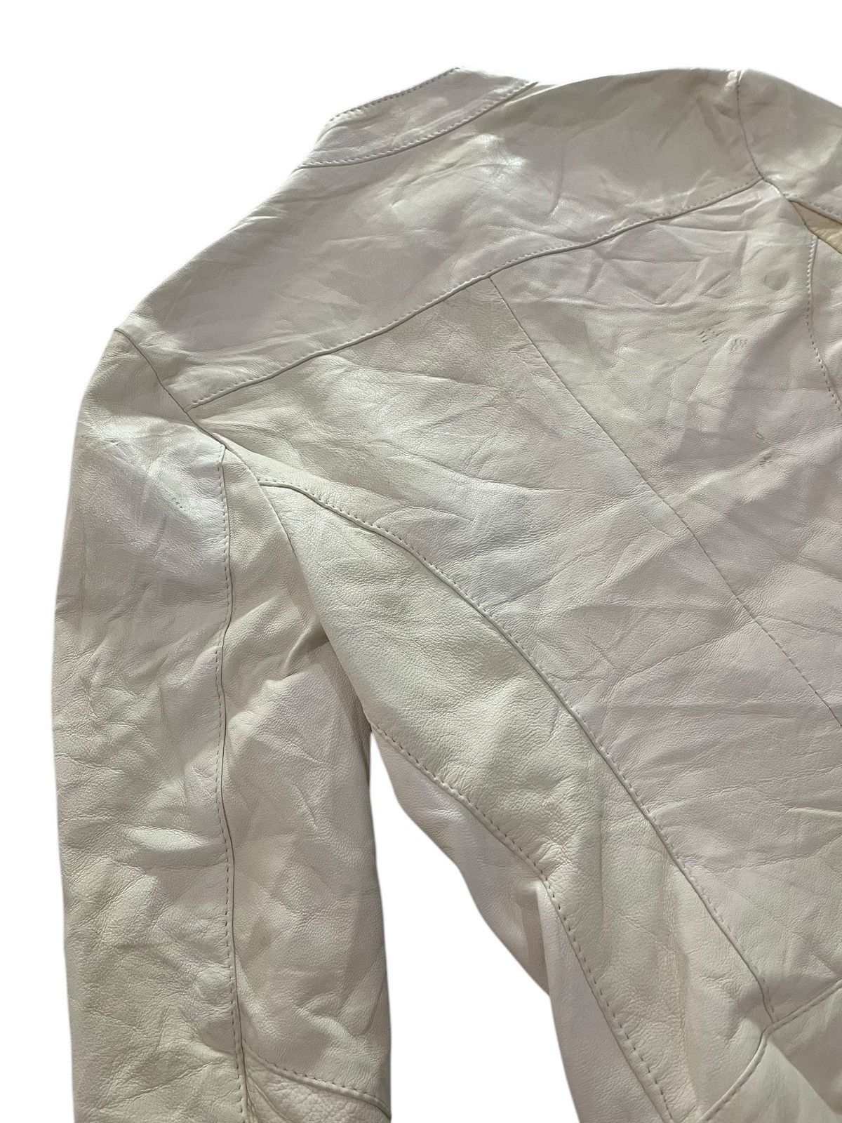 If Six Was Nine LAST DROP!!! LALTRAMODA LGB GENUINE LEATHER ZIPPER JACKET Size XS / US 0-2 / IT 36-38 - 14 Thumbnail