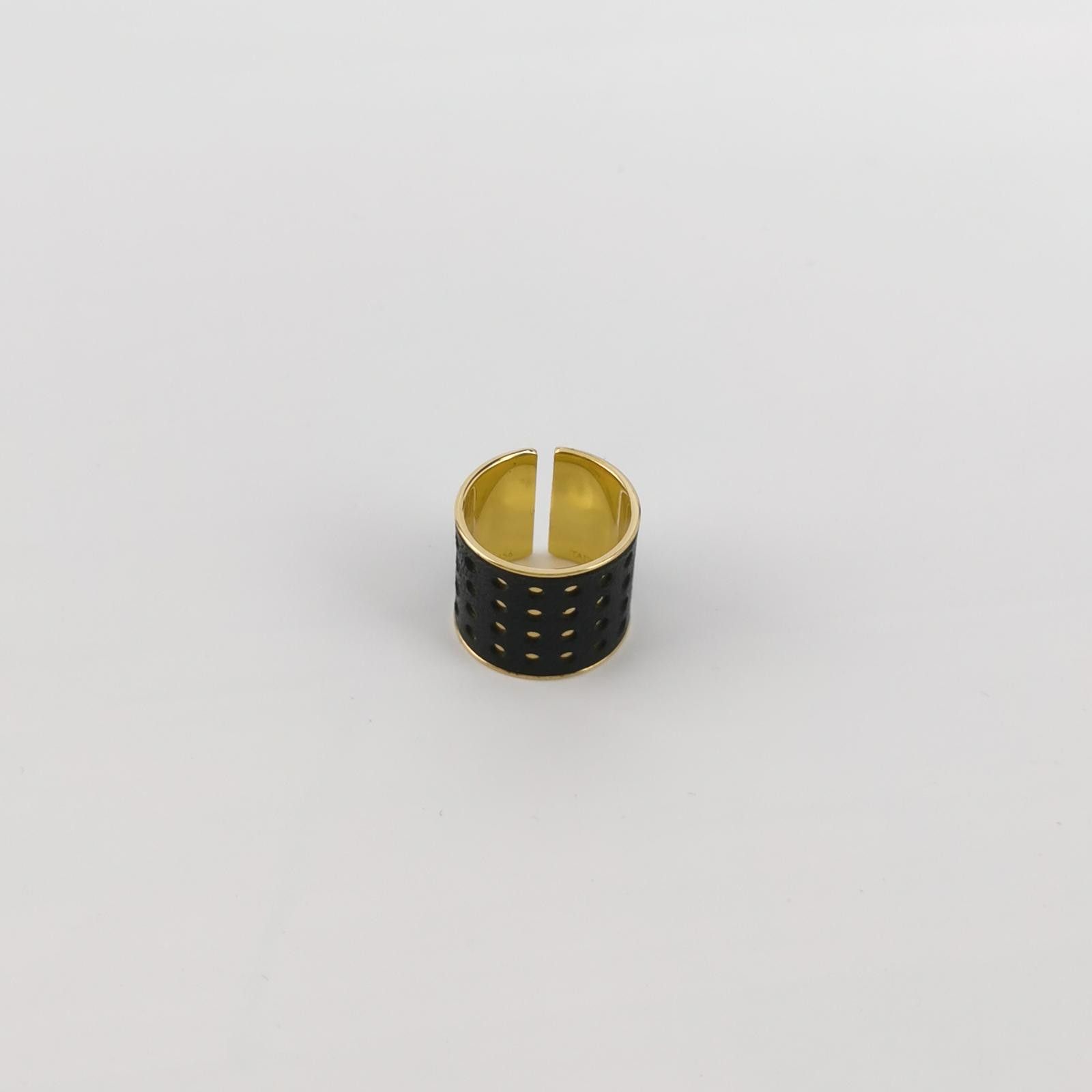 Louis Vuitton Louis Vuitton (LV) Cowhide Vintage Ring Size 15 -z2505 Size ONE SIZE - 2 Thumbnail