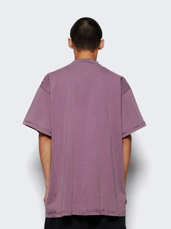 Balenciaga o1w1db10126 3B Liquefied Oversized T-Shirt in Pink Size US M / EU 48-50 / 2 - 4 Thumbnail