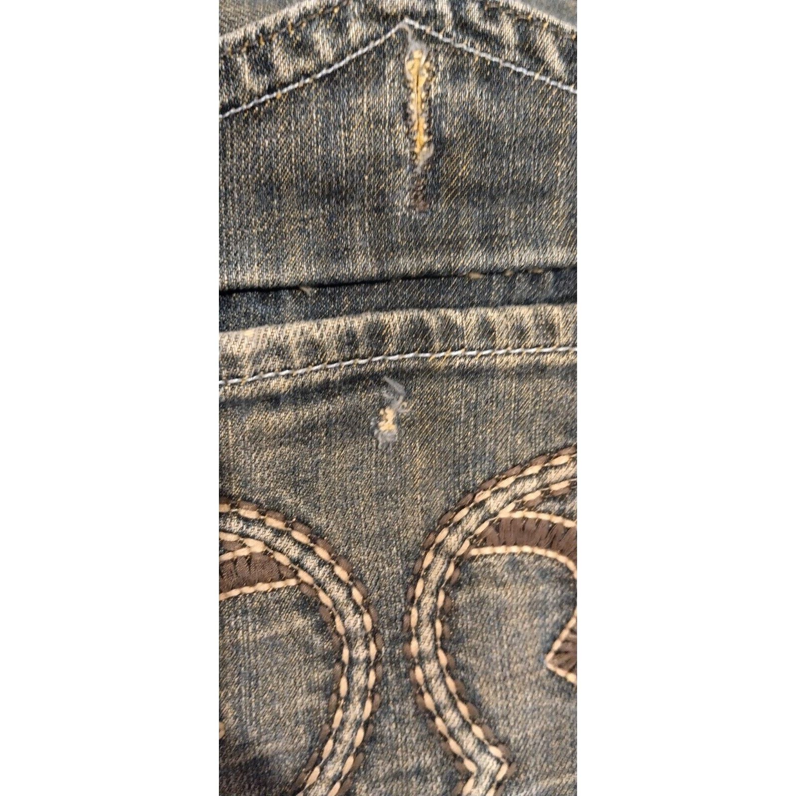 Flypaper Jeans Flypaper Jeans Distressed Straight Bootcut Men's Size 36x30 Size US 36 / EU 52 - 5 Thumbnail