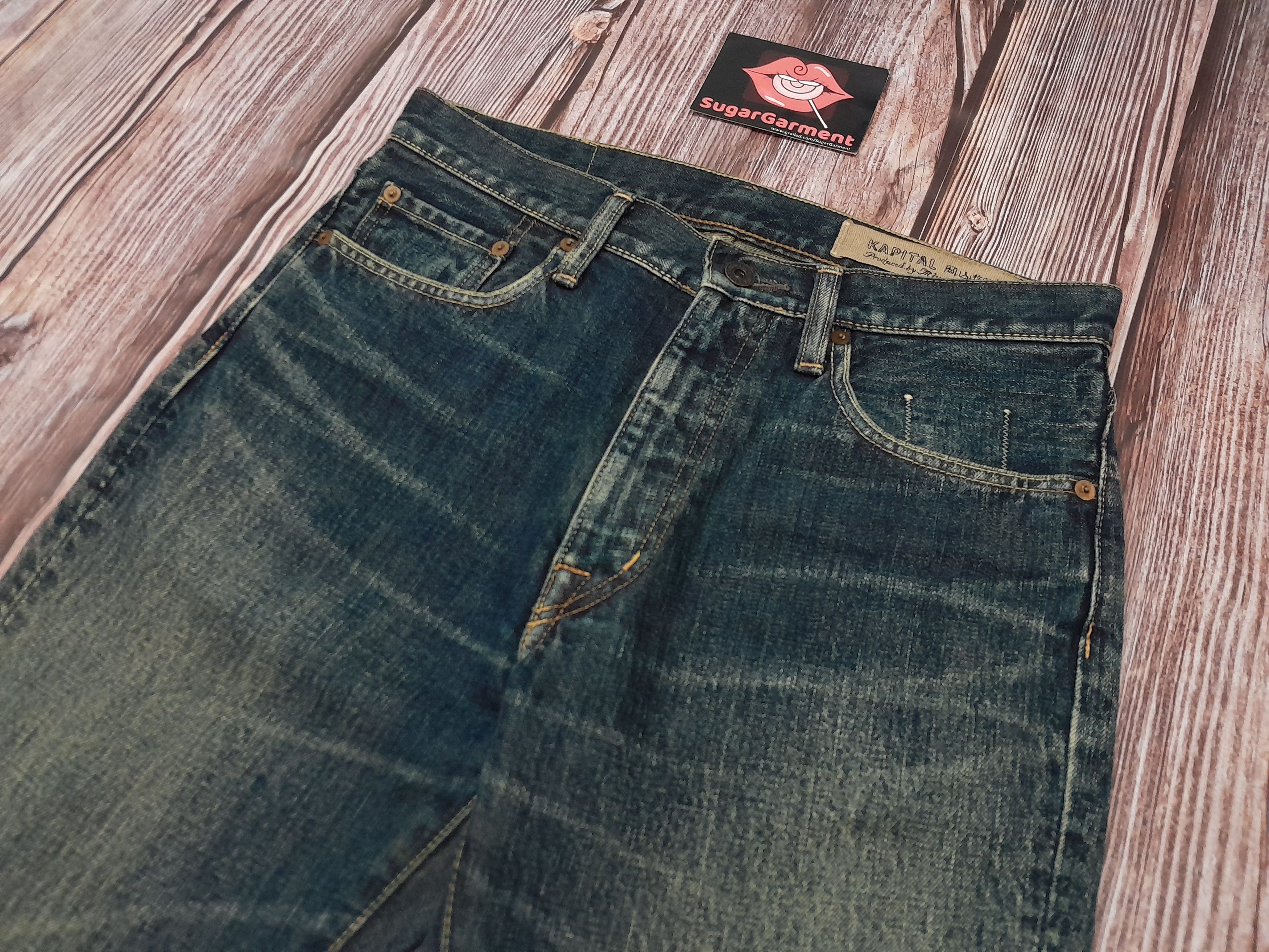 Kapital KAPITAL Jeans Flare Bell Bottom Bootcut Vintage Size US 31 - 7 Thumbnail