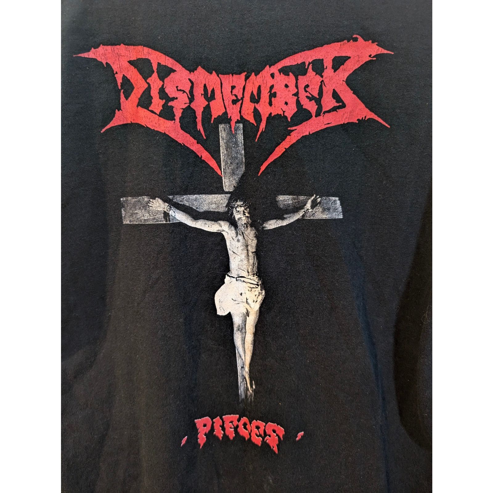 Band Tees Dismember Pieces Swedish Death Metal Retro Long Sleeve Sz M Size US M / EU 48-50 / 2 - 5 Thumbnail