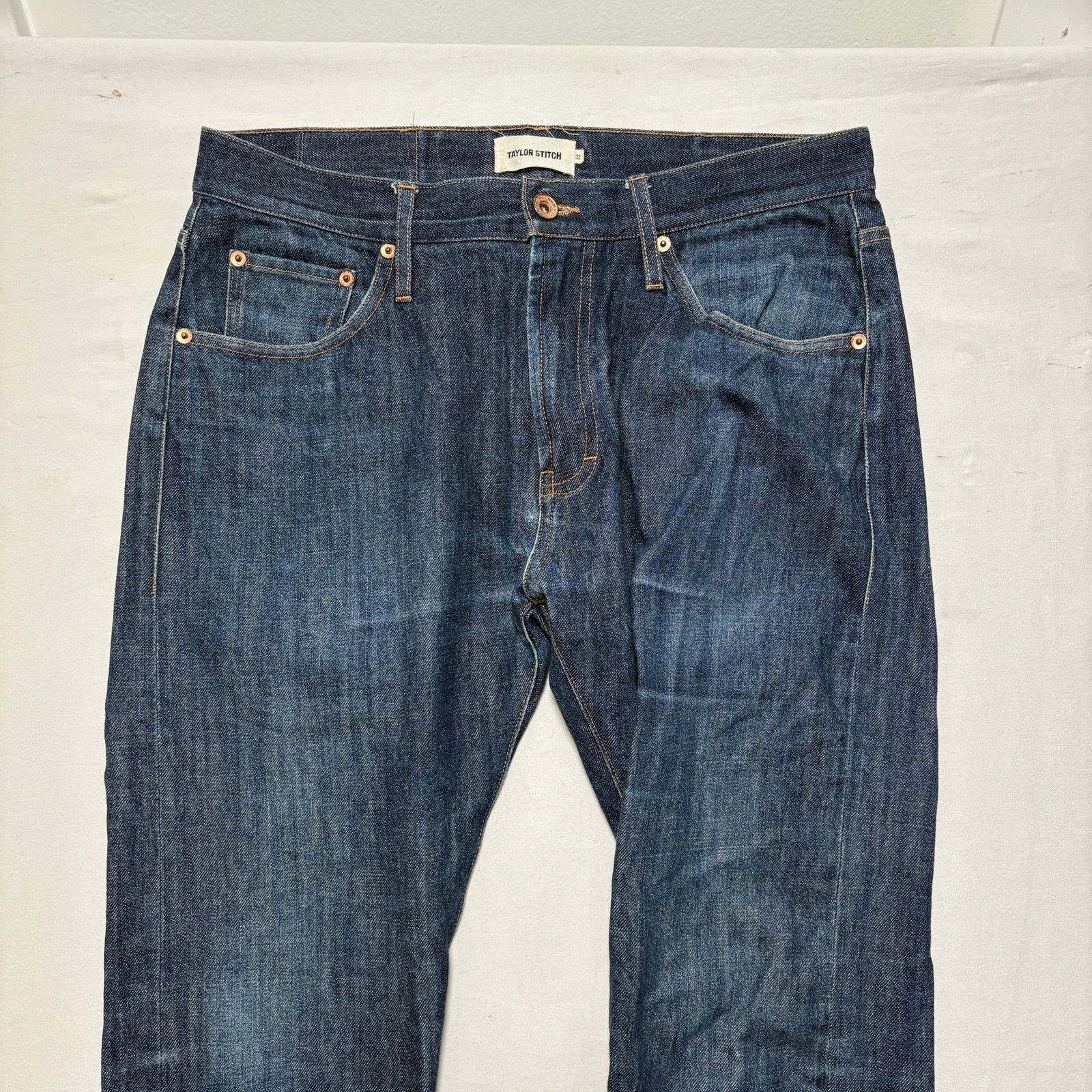 Taylor Stitch Taylor Stitch Faded Honeycomb Slim Denim Jeans Blue 32 x 32 Size US 32 / EU 48 - 2 Thumbnail