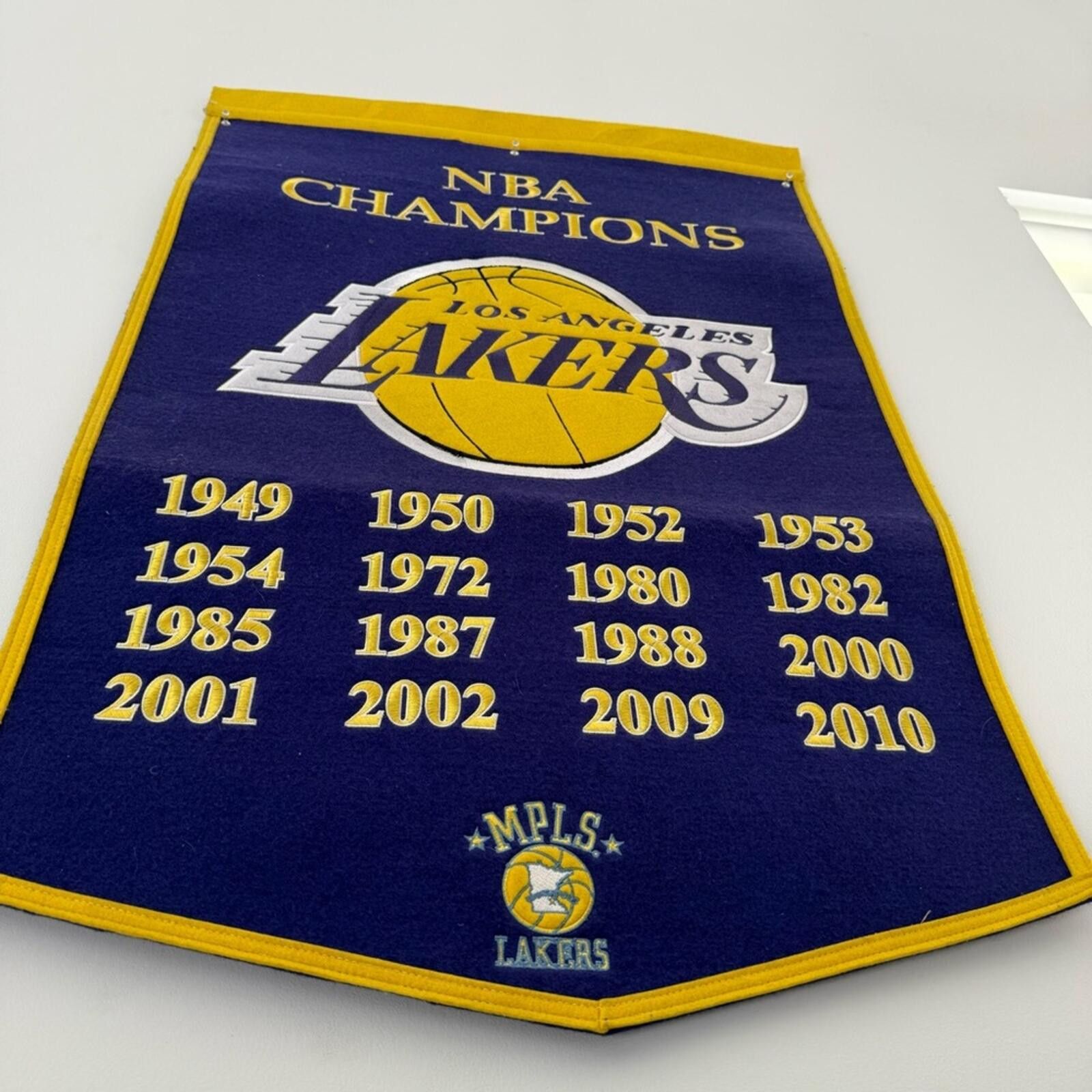NBA NBA / LA Lakers Banner / Champions Wall Decor Vintage Size ONE SIZE - 2 Thumbnail