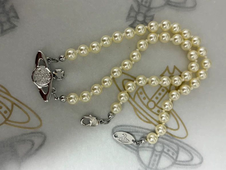Vivienne Westwood Vivienne Westwood Jupiter Saturn Necklace Size ONE SIZE - 3 Thumbnail