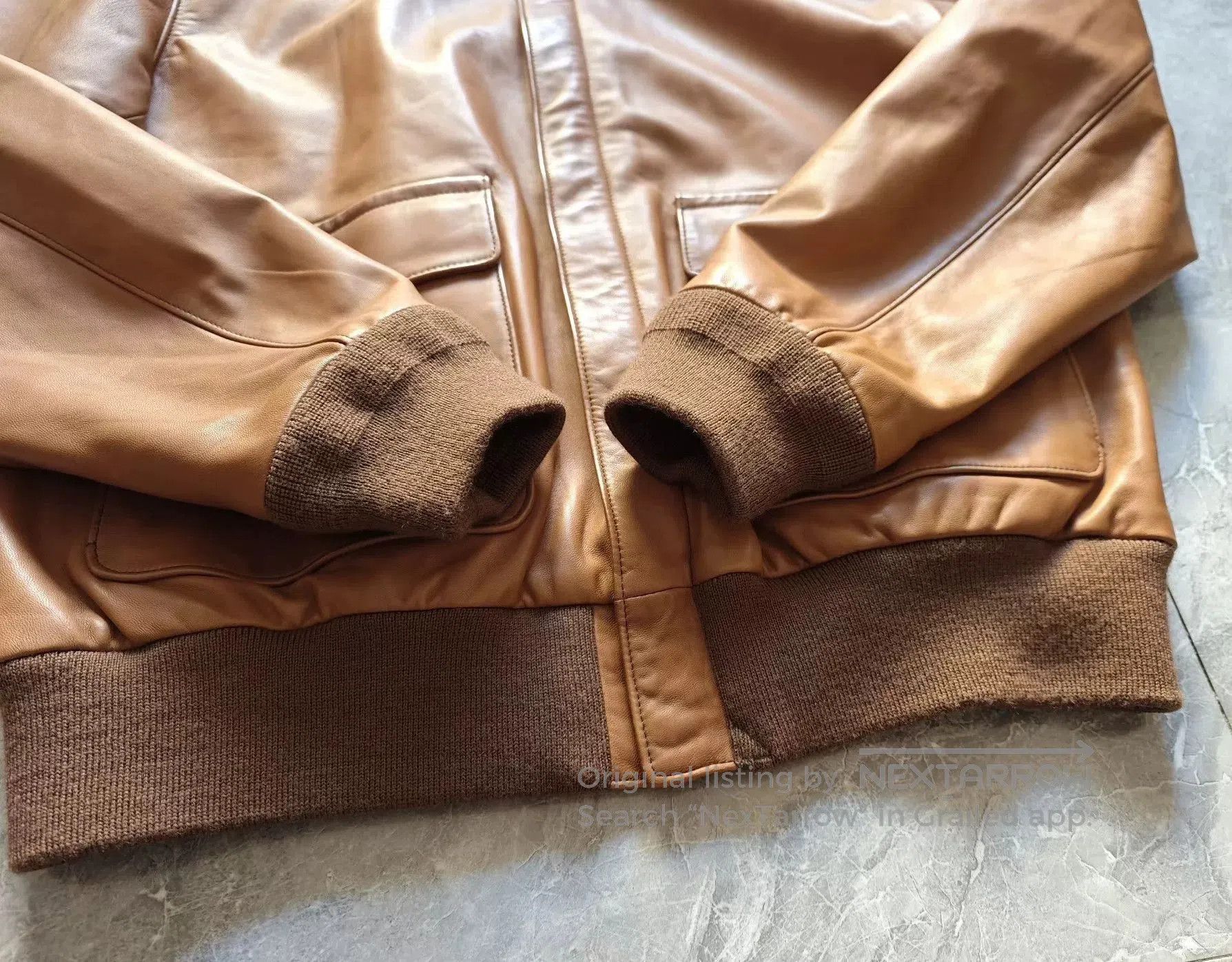 Polo Ralph Lauren polo ralph lauren lambskin a-2 jacket. Size US XL / EU 56 / 4 - 5 Thumbnail