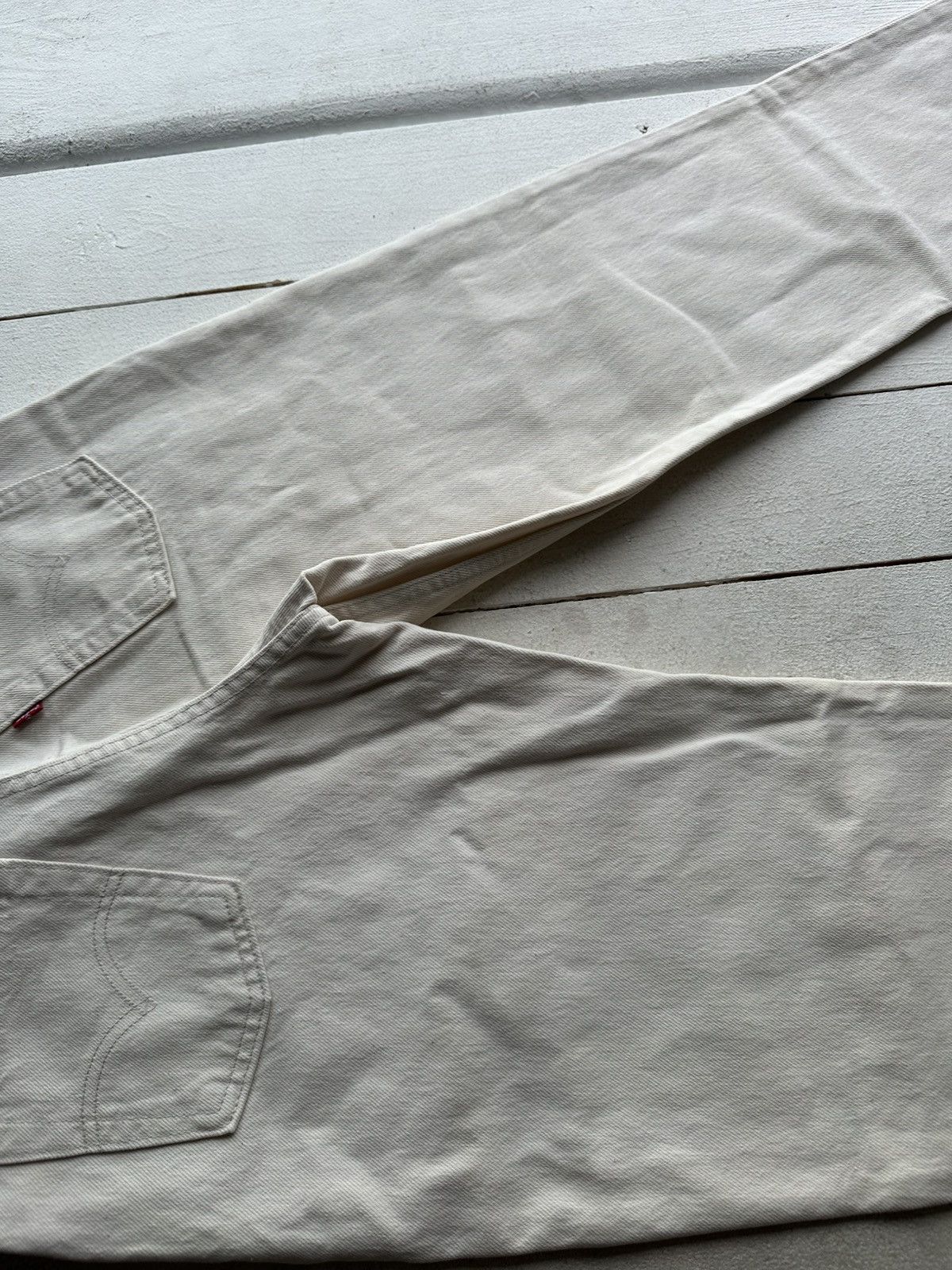 Levi's WHITE🚨Vintage 90s Levis Jeans 597 02 y2k Denim Size US 28 / EU 44 - 4 Thumbnail