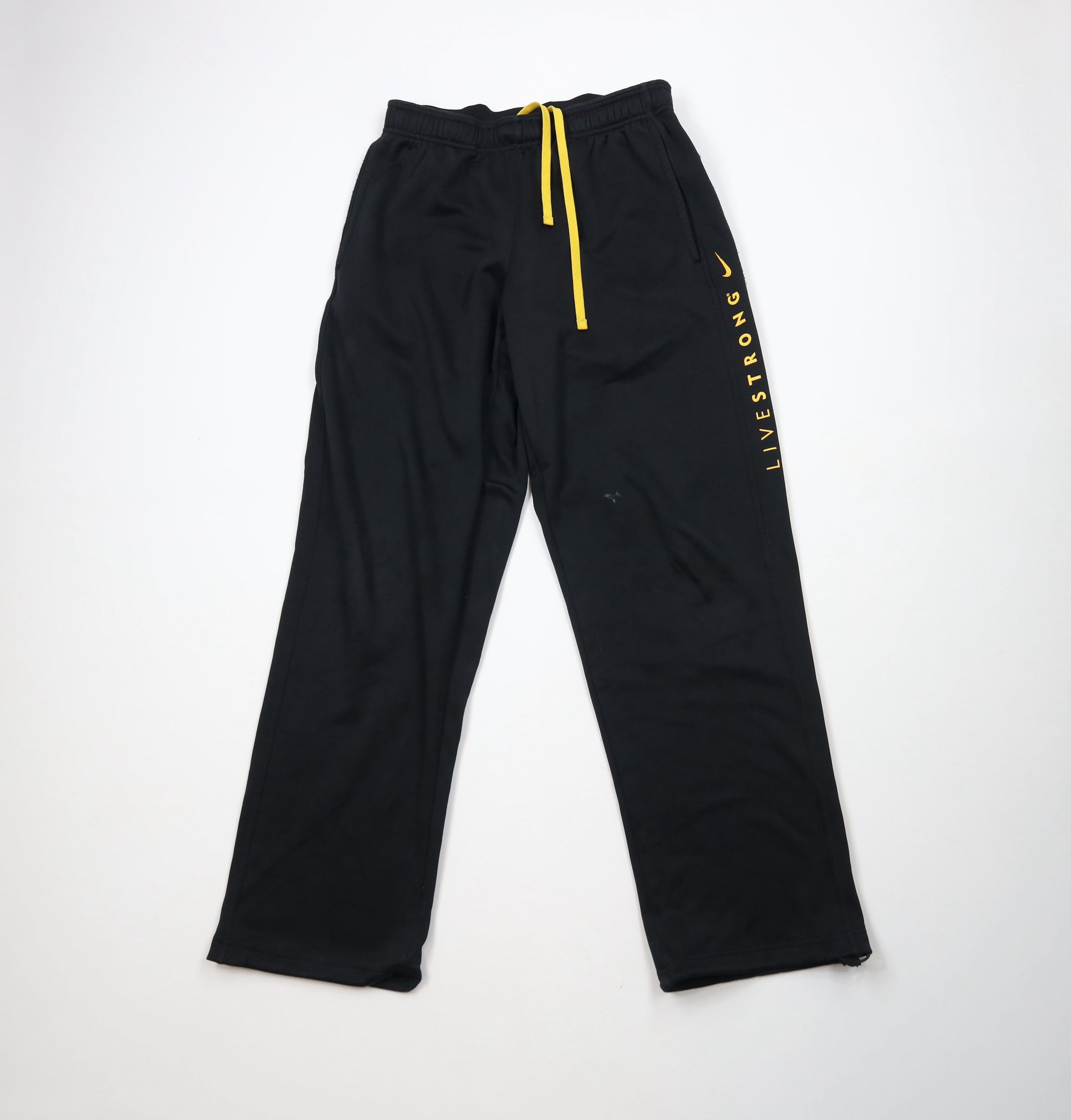 Nike × Vintage Vintage Y2K Nike Livestrong Lance Armstrong Wide Sweatpants Size US 34 / EU 50 - 1 Thumbnail