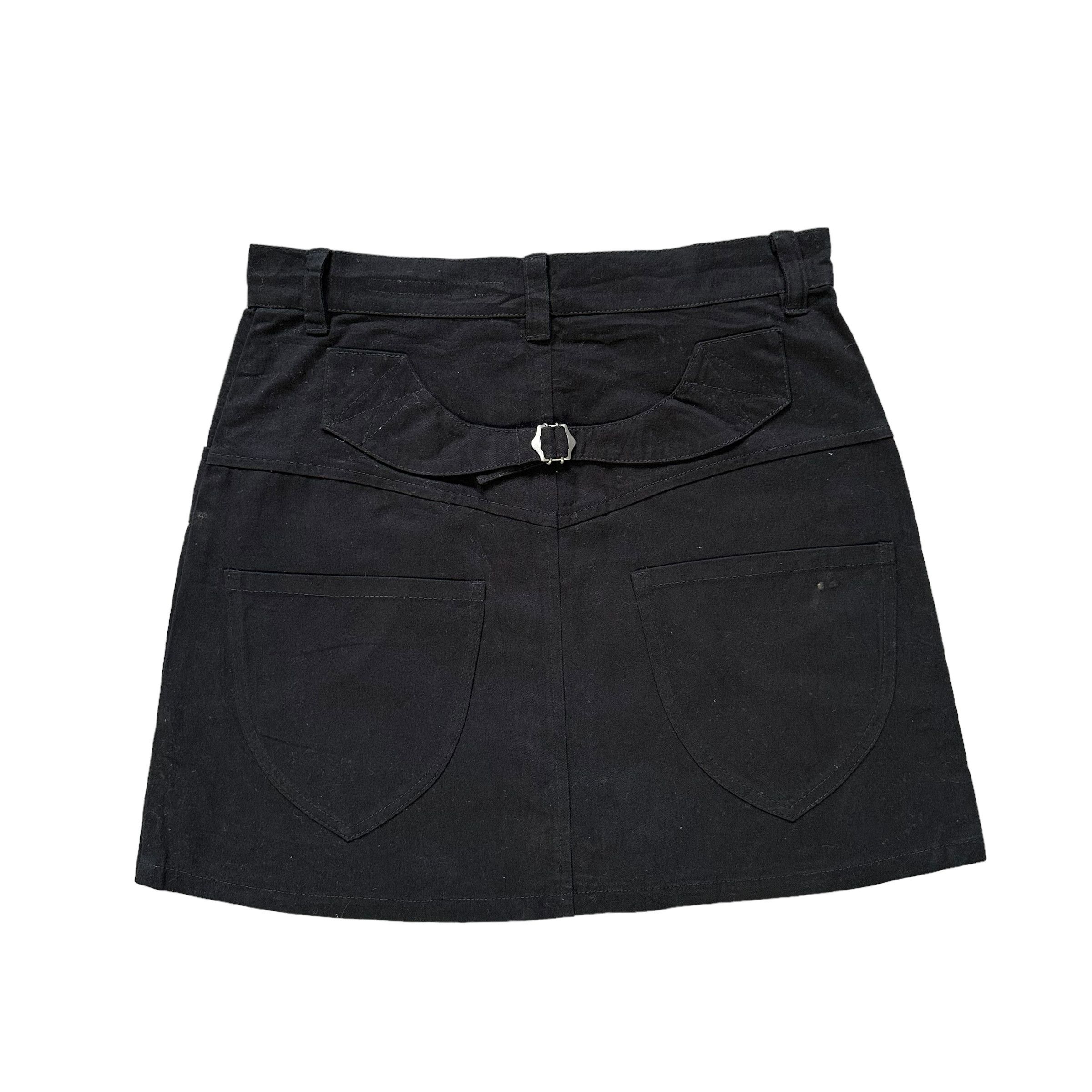 Sunao Kuwahara Sunao Kuwahara Cotton Straight Button Mini Skirt #A26-0584 Size 29" - 8 Thumbnail