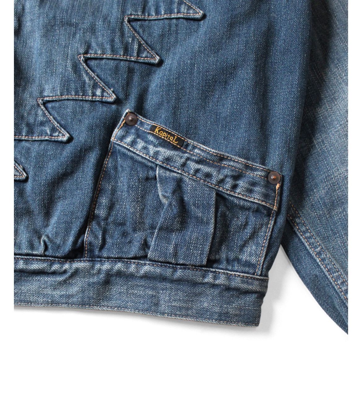 Kapital 12oz Denim Santo Domingo Thunderbird Jacket (Processed) Size US XL / EU 56 / 4 - 6 Thumbnail