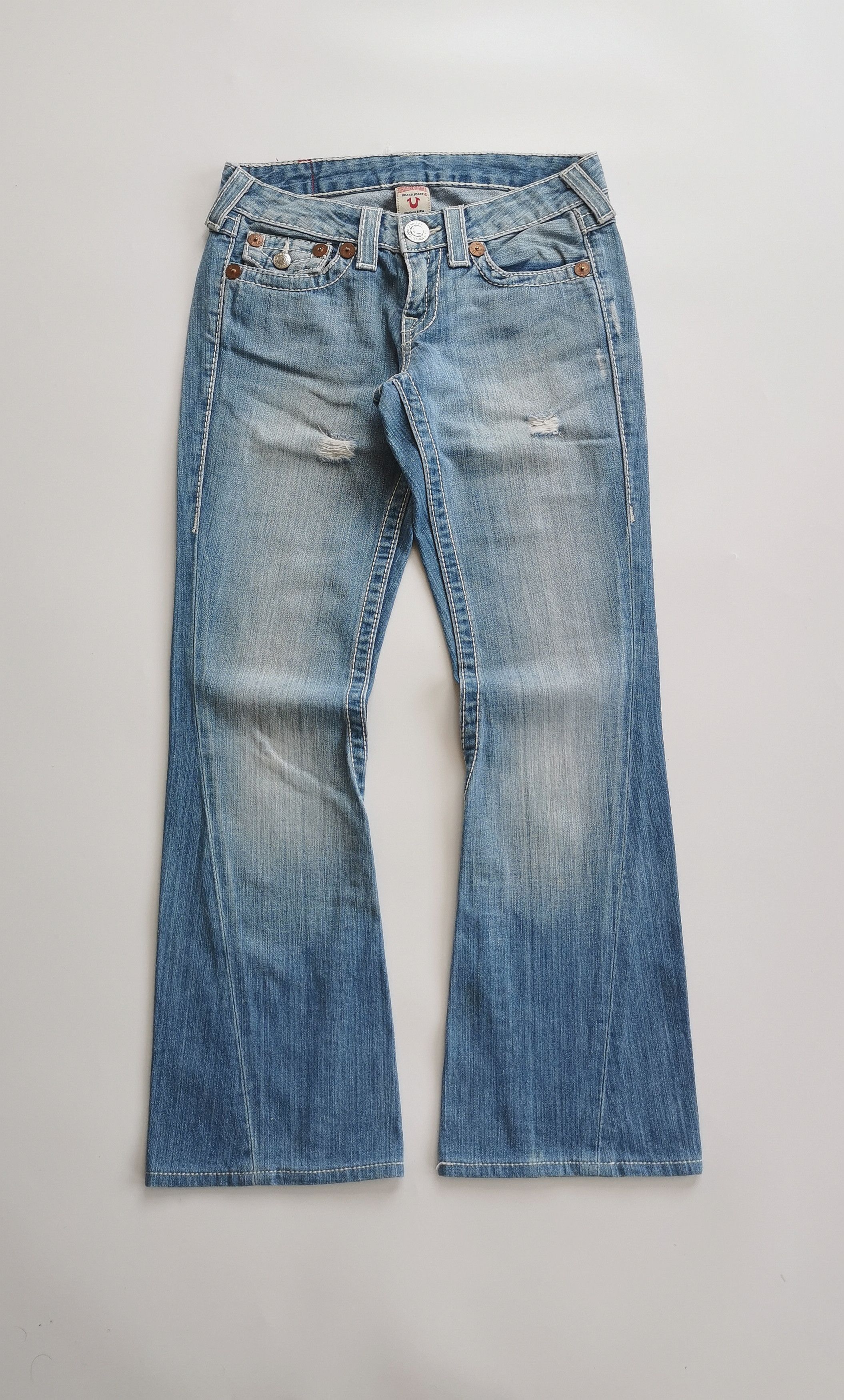 True Religion Vintage TRUE RELIGION American Japanese Style Bootcut Jeans Size 27" / US 4 / IT 40 - 1 Thumbnail