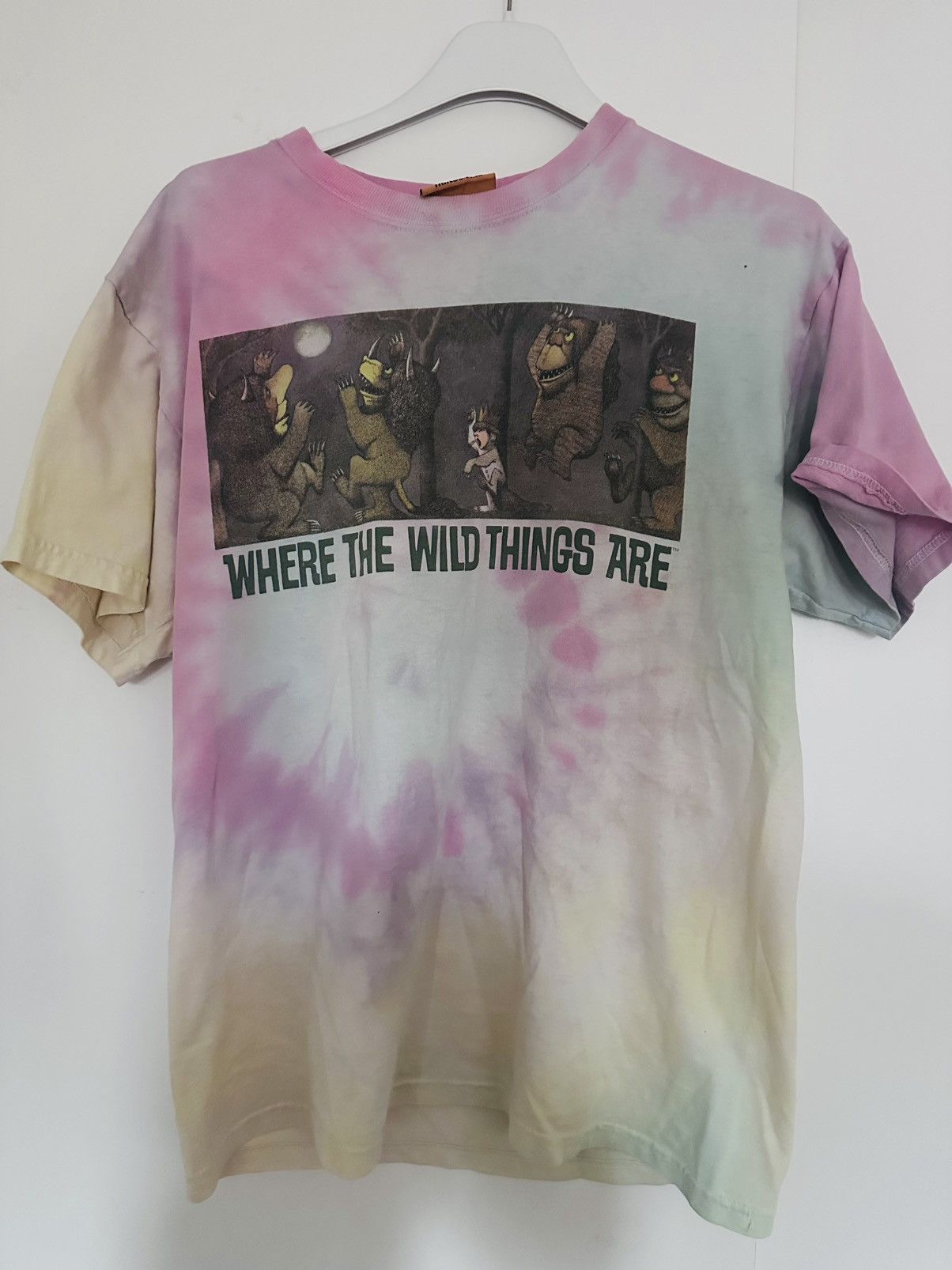 Where the wild things are vintage tie die tee