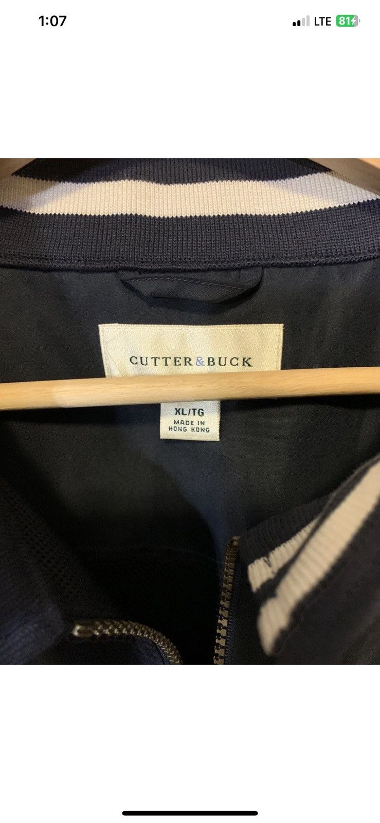 Cutter & Buck Vtg Cutter & Buck mens sz XL windbreaker AXA logo black Size US XL / EU 56 / 4 - 2 Thumbnail