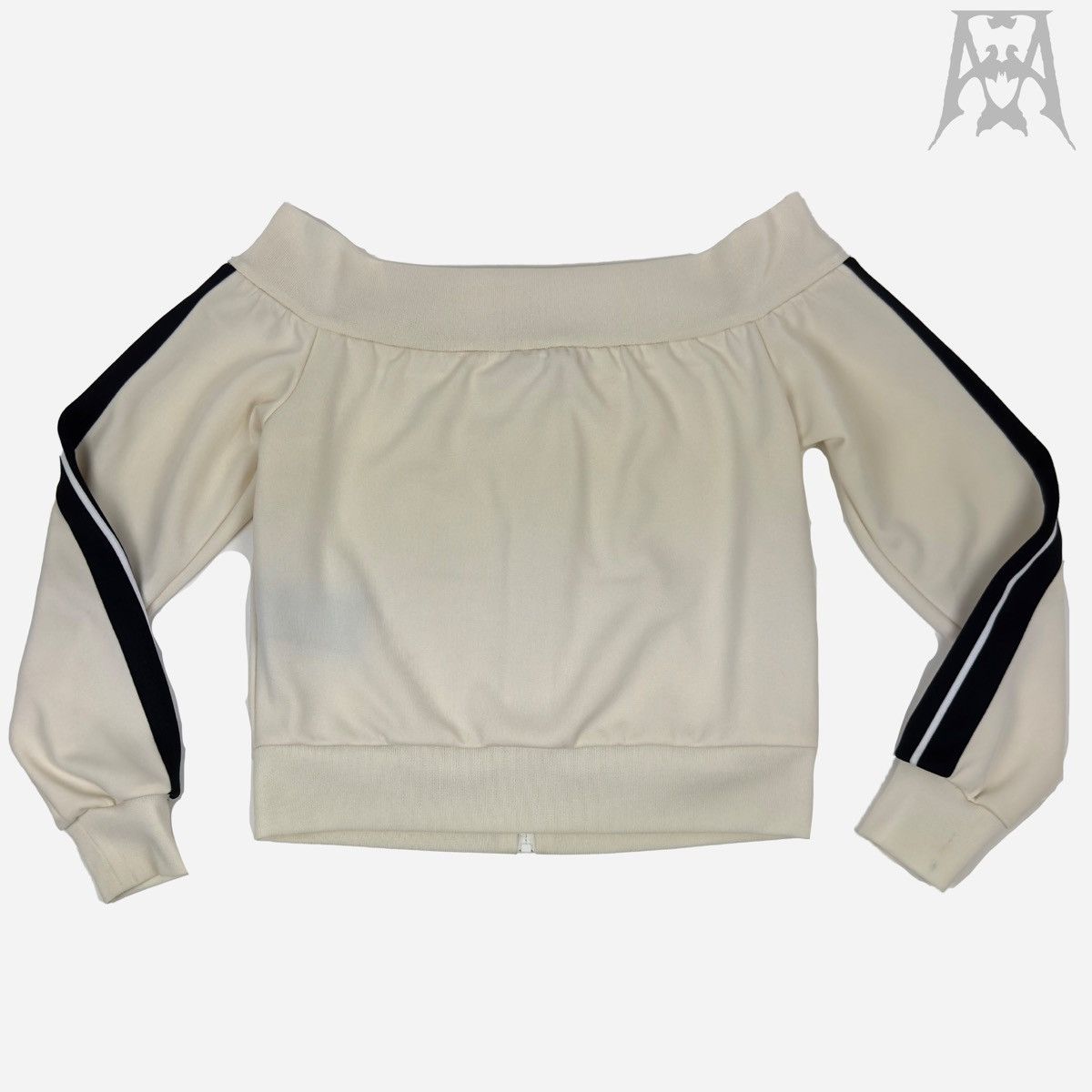 Palm Angels Palm Angels Off-Shoulder Track Jacket Size M / US 6-8 / IT 42-44 - 2 Thumbnail
