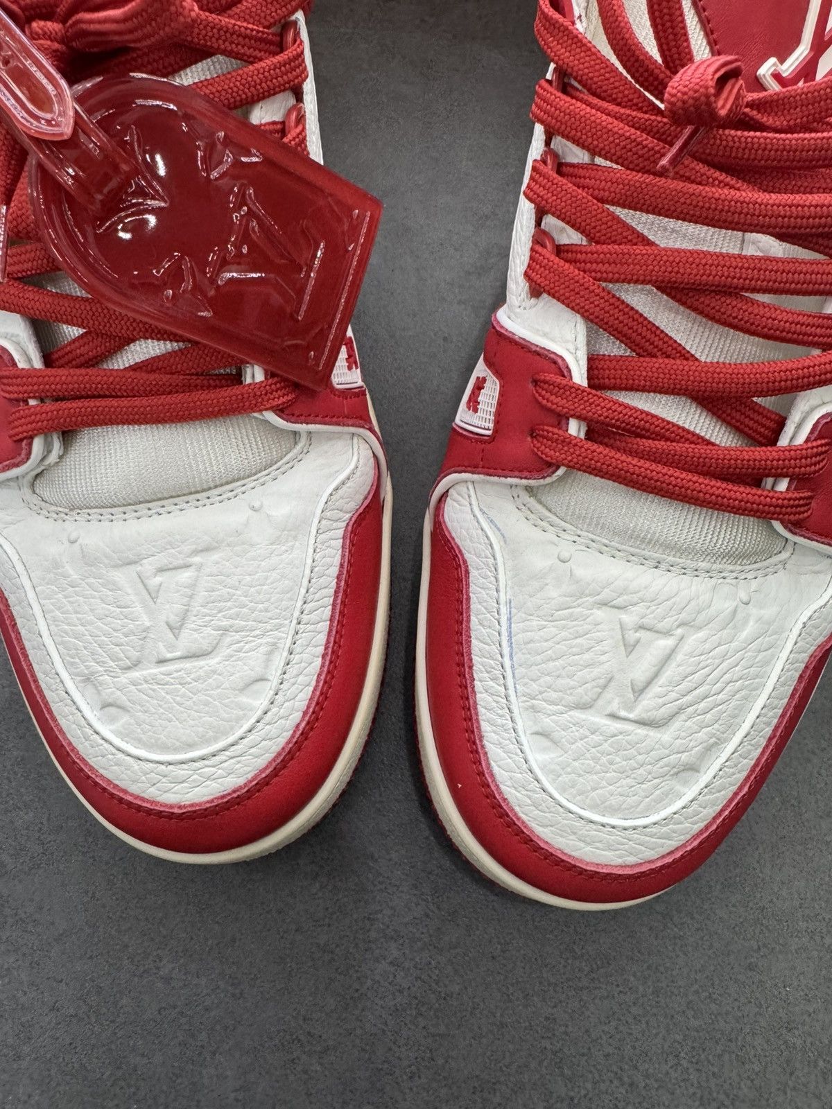 Louis Vuitton Louis Vuitton product red trainers Size US 11 / EU 44 - 13 Thumbnail