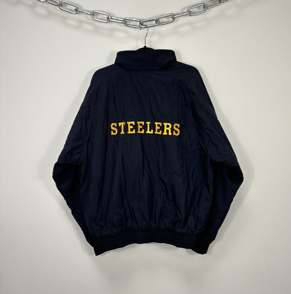 Champion Vintage 90s Champion Pittsburgh Steelers Big Logo NFL Jacket Size US L / EU 52-54 / 3 - 2 Thumbnail