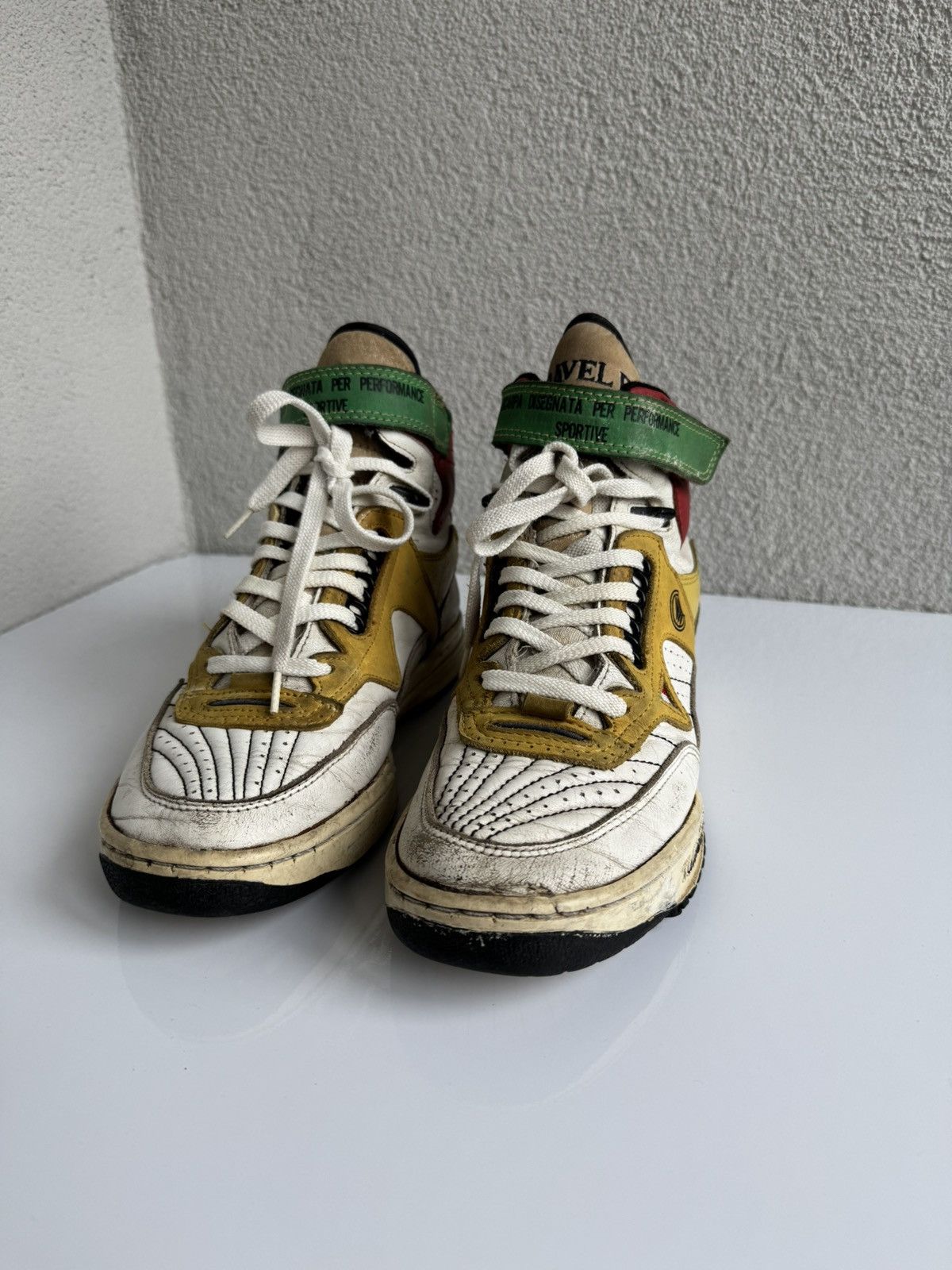 Vintage Vintage Travel Fox High Top Sneakers Leather Retro 80s Size US 8 / EU 41 - 2 Thumbnail