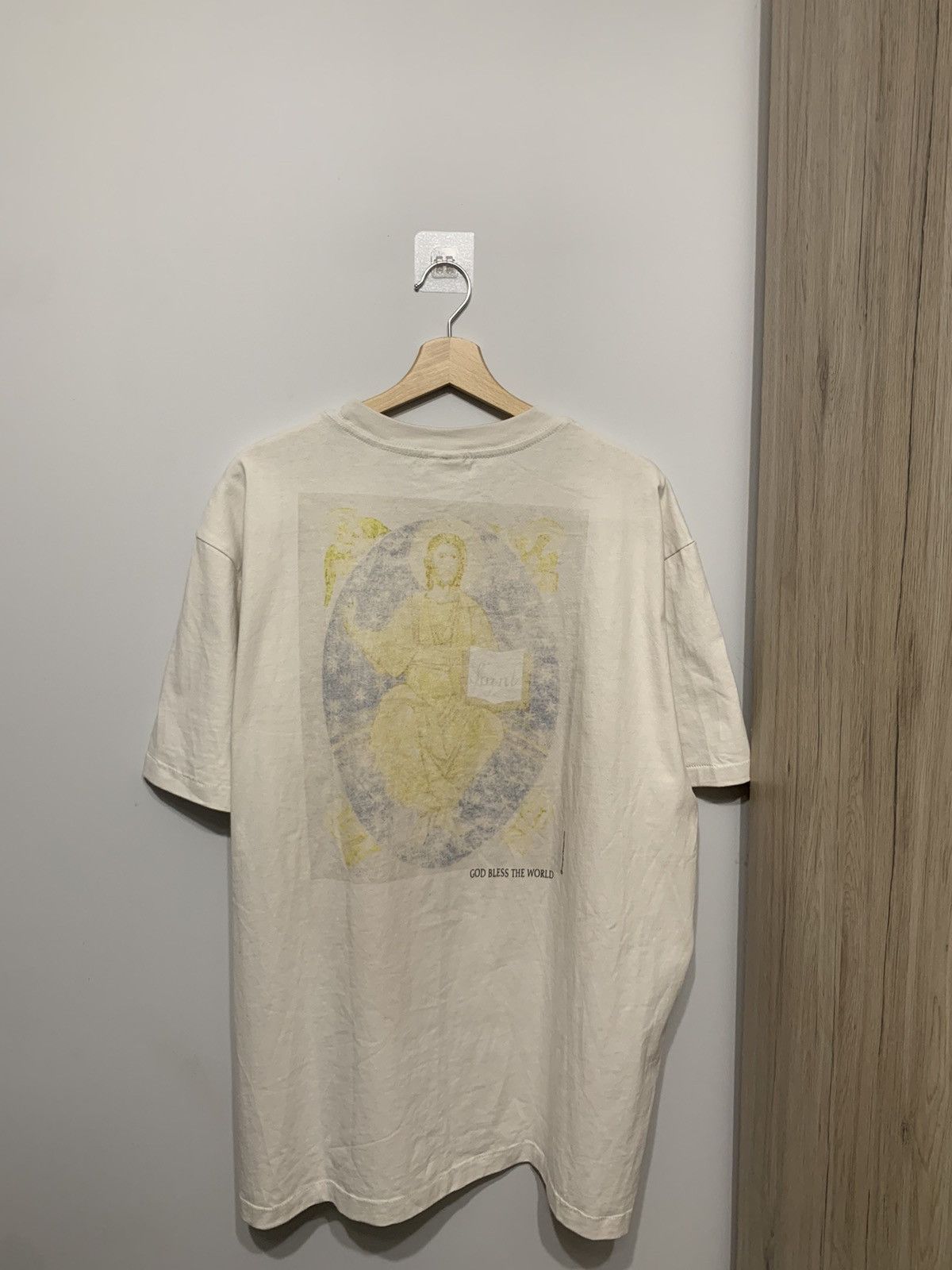 Vintage Saint Michael Holy Mother Graphic T-Shirt Size US XL / EU 56 / 4 - 3 Thumbnail