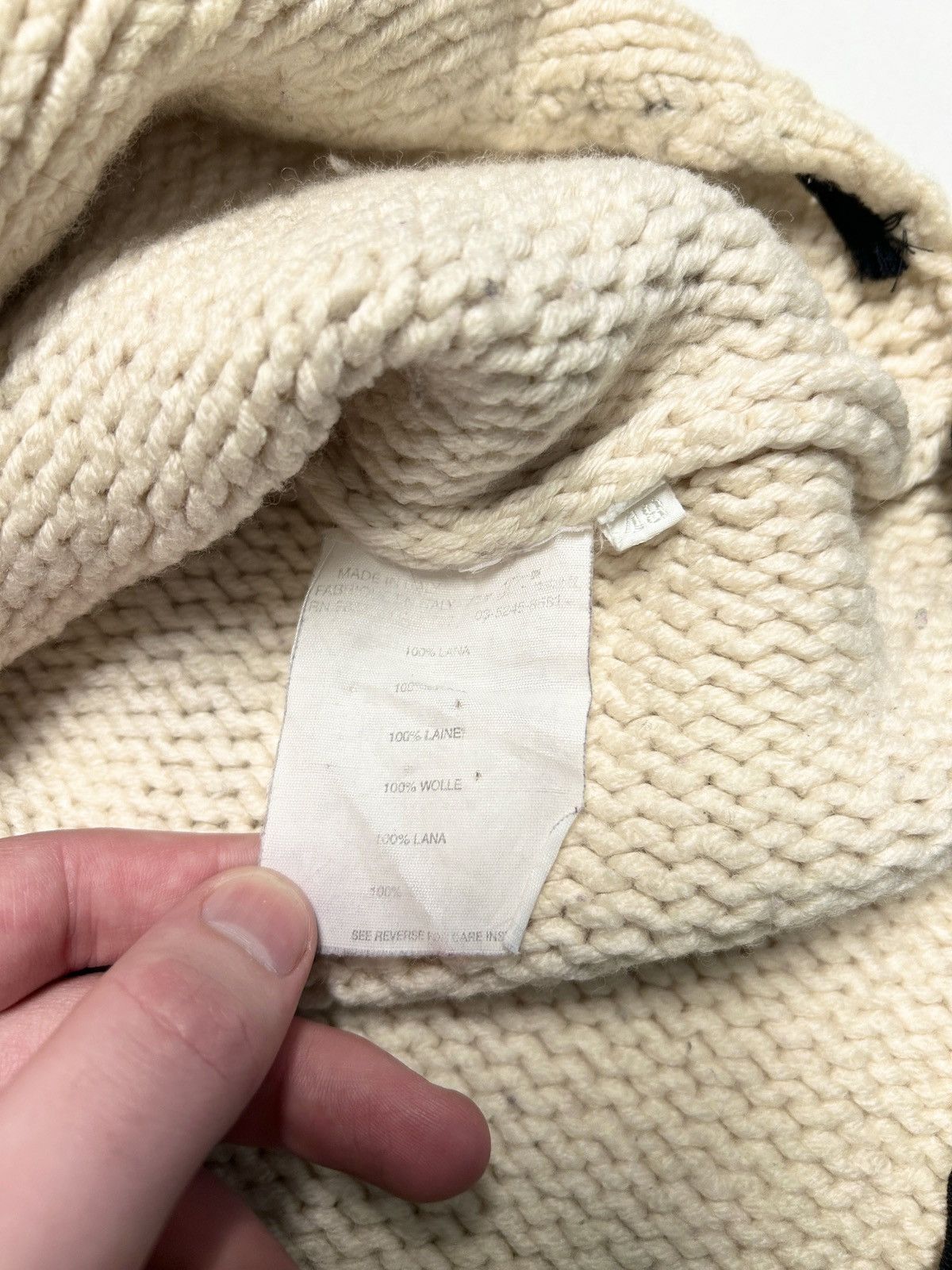 Prada Prada Heavyweight Wool Contrast Panel Turtleneck Knit Size M / US 6-8 / IT 42-44 - 5 Thumbnail