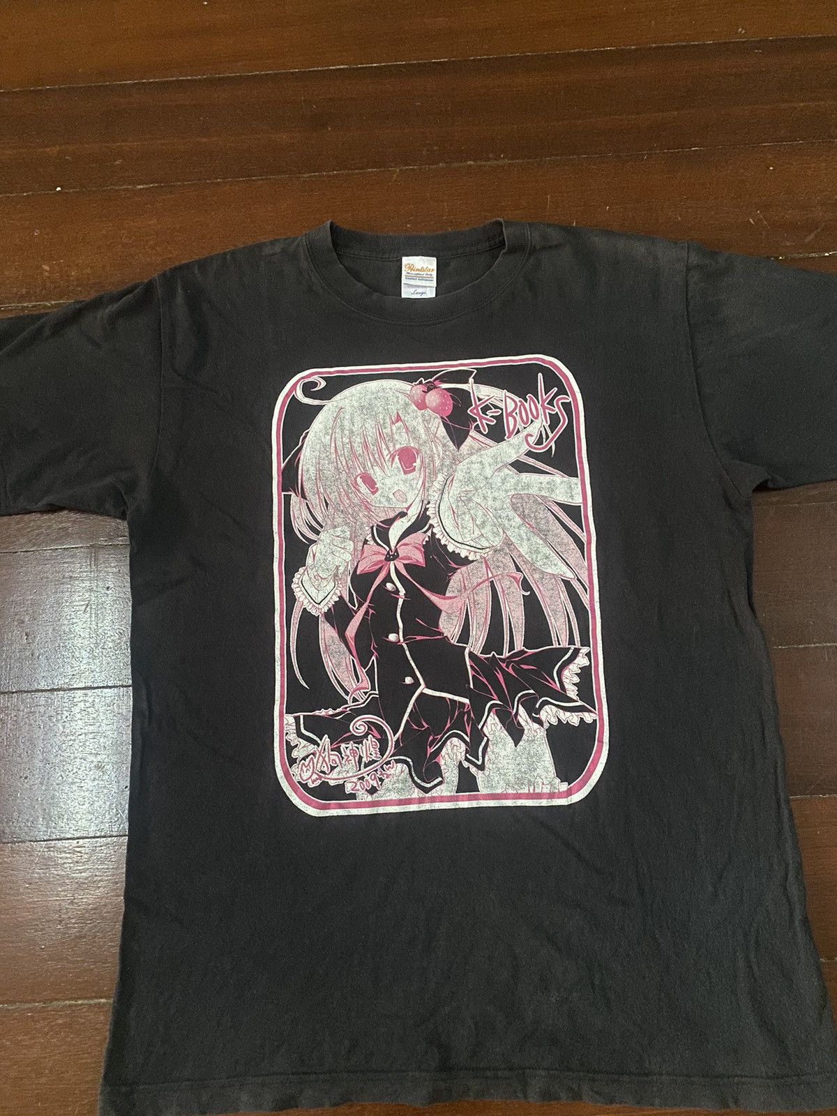 Anime × Japanese Brand × Vintage Rare vintage k-book anime girl waifu ecchi hentai sun faded Size US L / EU 52-54 / 3 - 1 Thumbnail