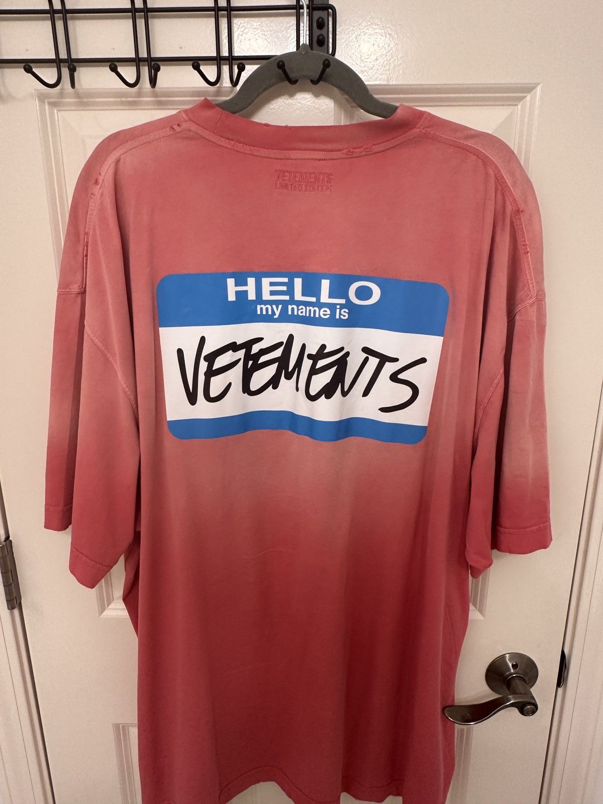 Vetements My Name is Vetements Tee Size US XL / EU 56 / 4 - 5 Thumbnail