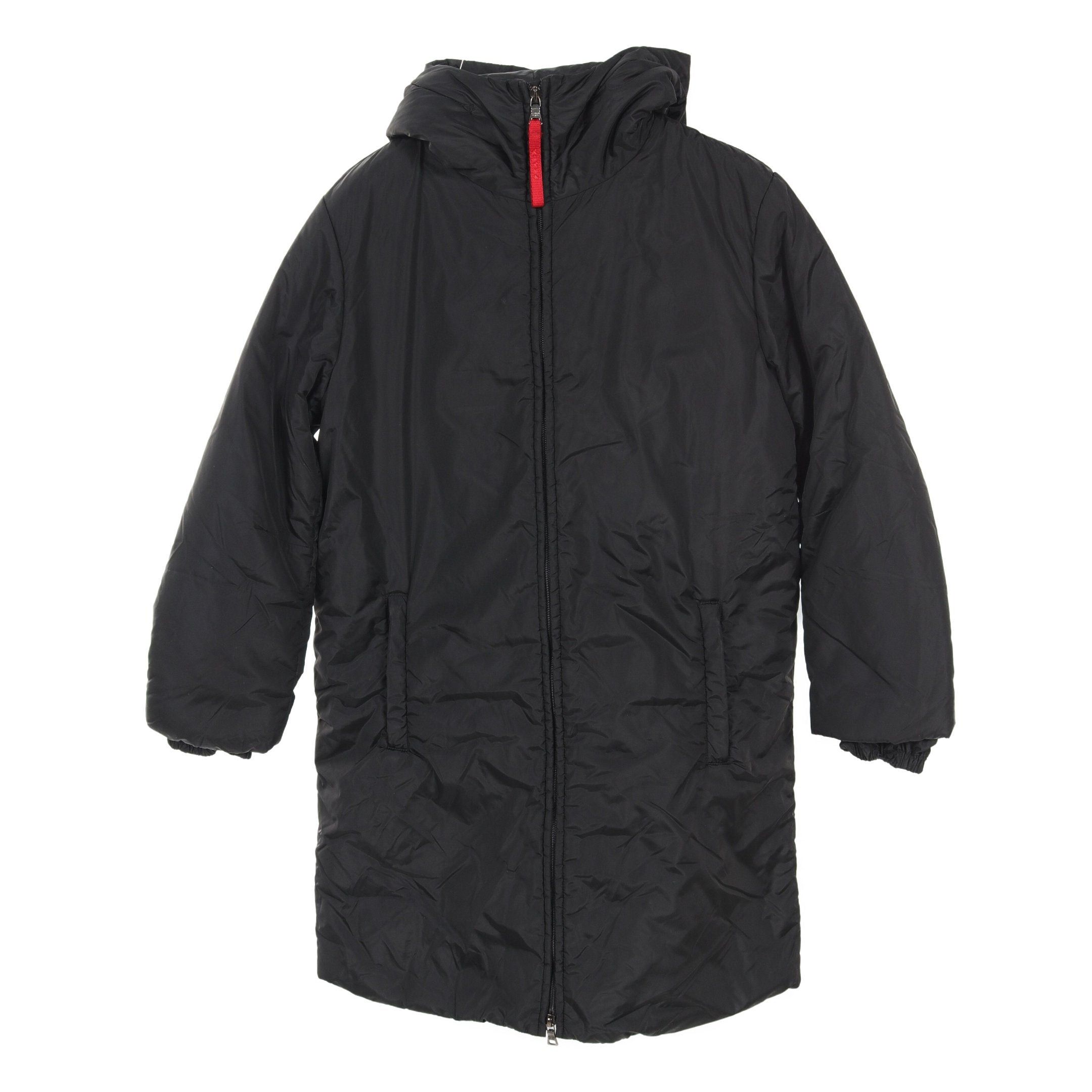 Prada Prada Coat Nylon Black Batting Hooded Size ONE SIZE - 1 Thumbnail