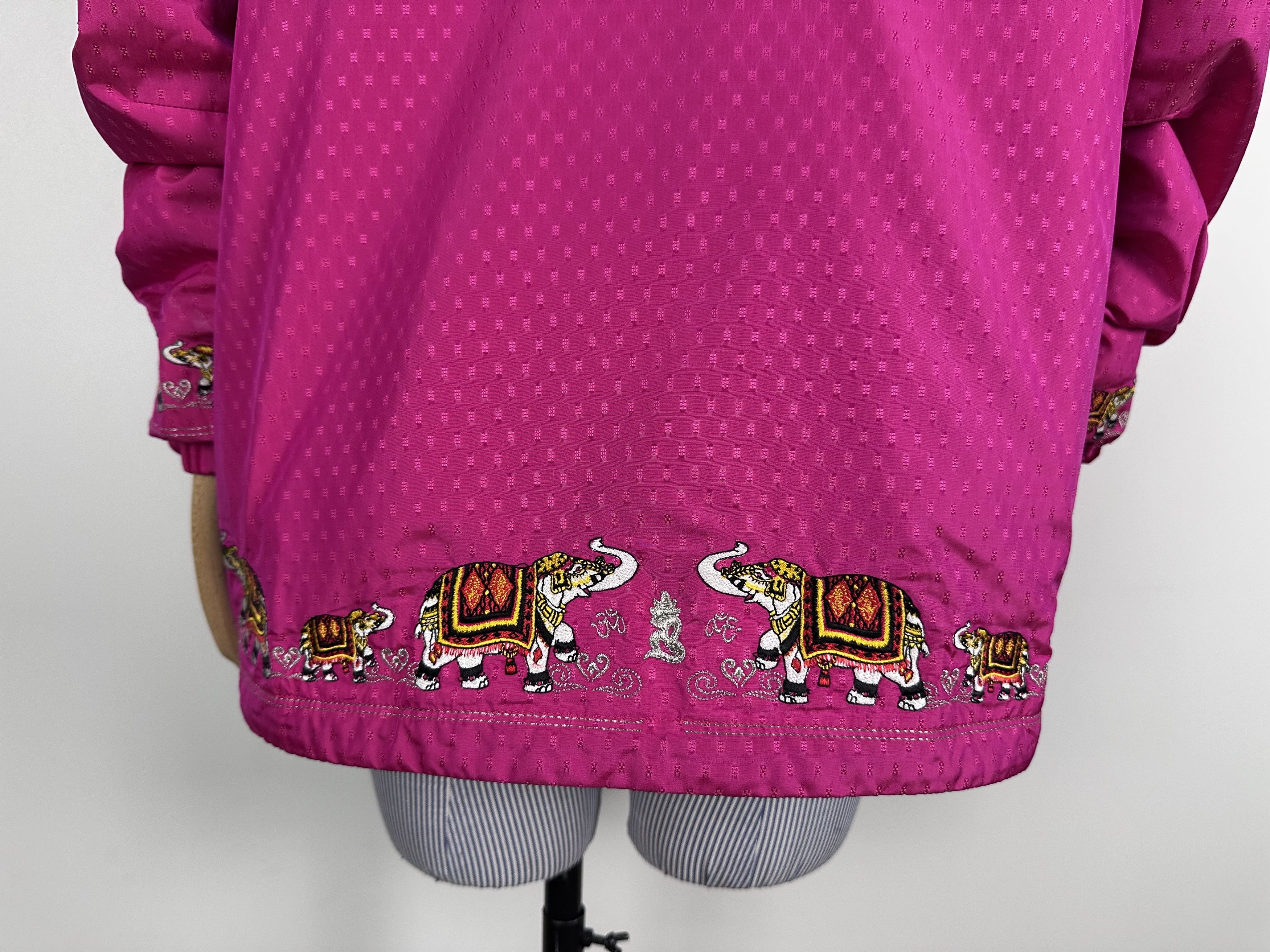 Bogner Bogner Vintage Ski Jacket India Embroidered Pink Womens Size L / US 10 / IT 46 - 3 Thumbnail