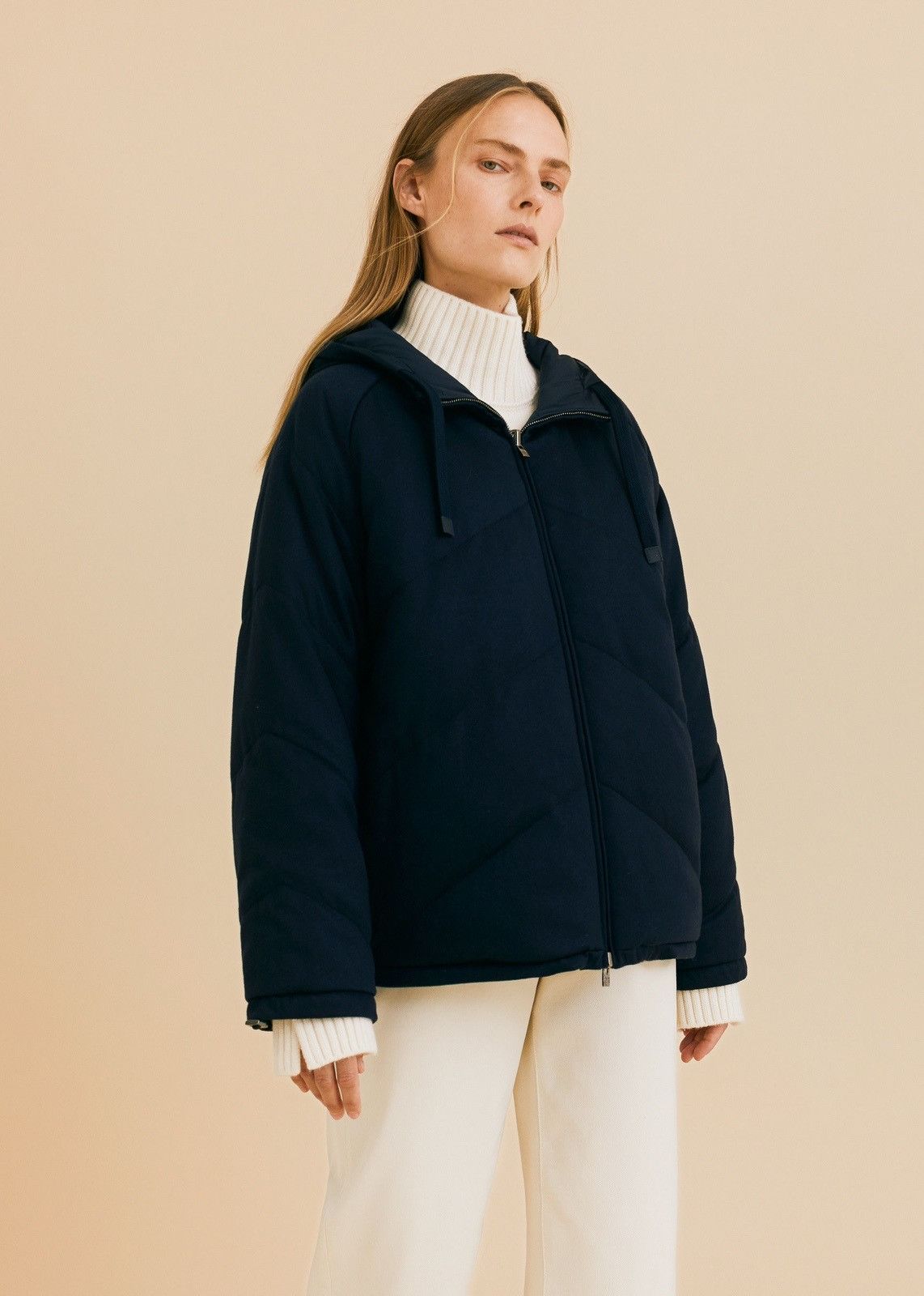 Loro Piana o1srvl11e0824 Reversible Superlight Jacket in Navy Blue Size XL / US 12-14 / IT 48-50 - 7 Thumbnail