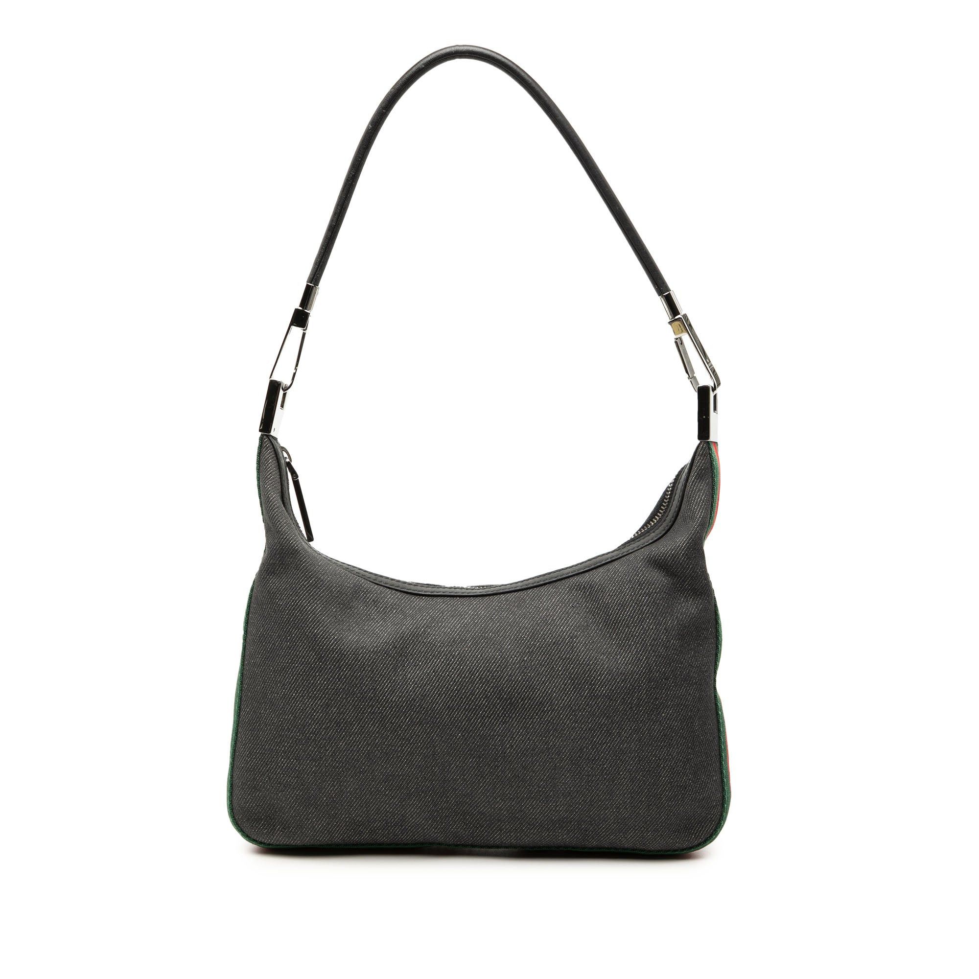 Gucci Denim Web Shoulder Bag Size ONE SIZE - 1 Thumbnail