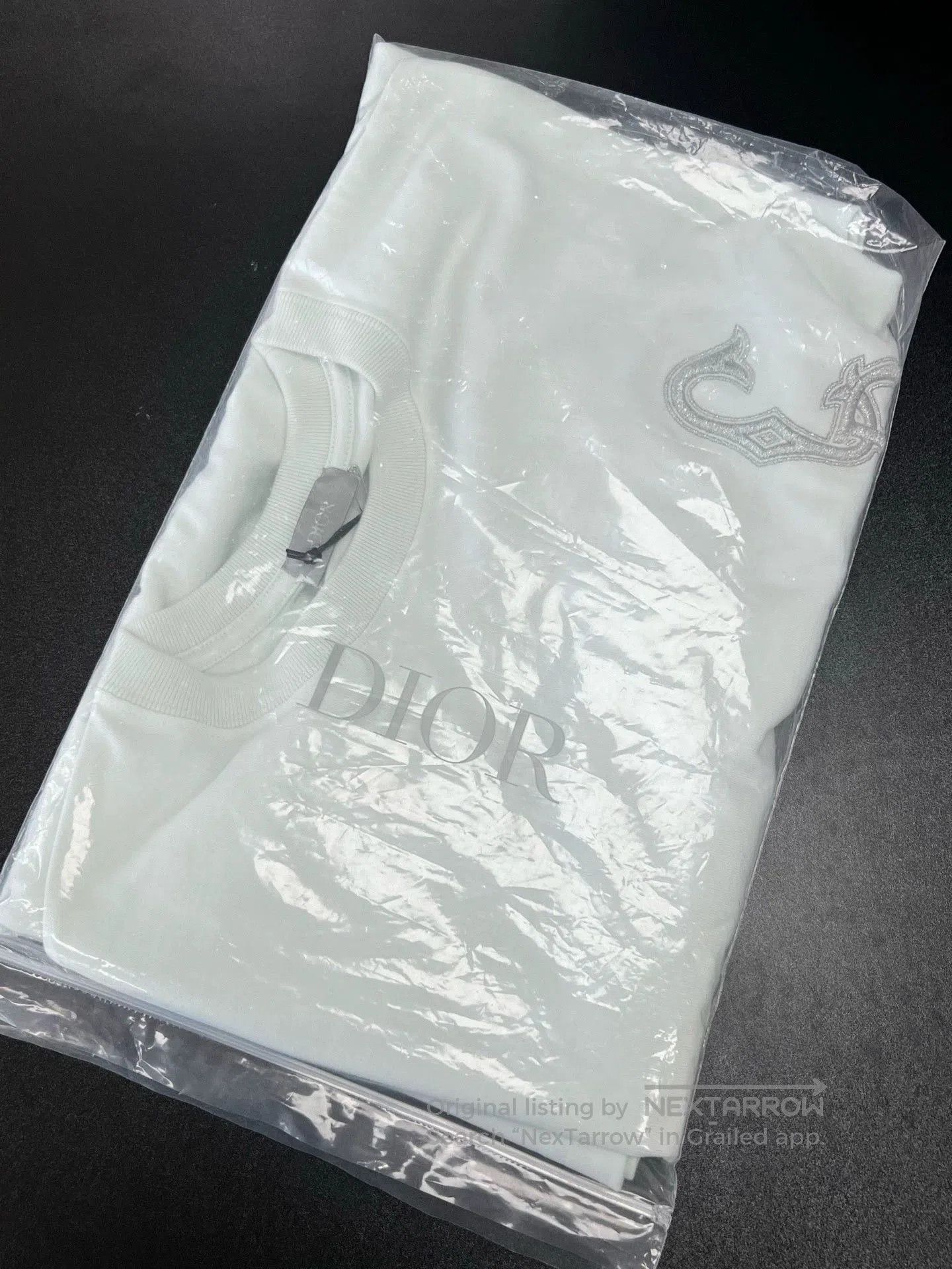 Dior dior logo embroidered mint green t. Size US M / EU 48-50 / 2 - 7 Thumbnail
