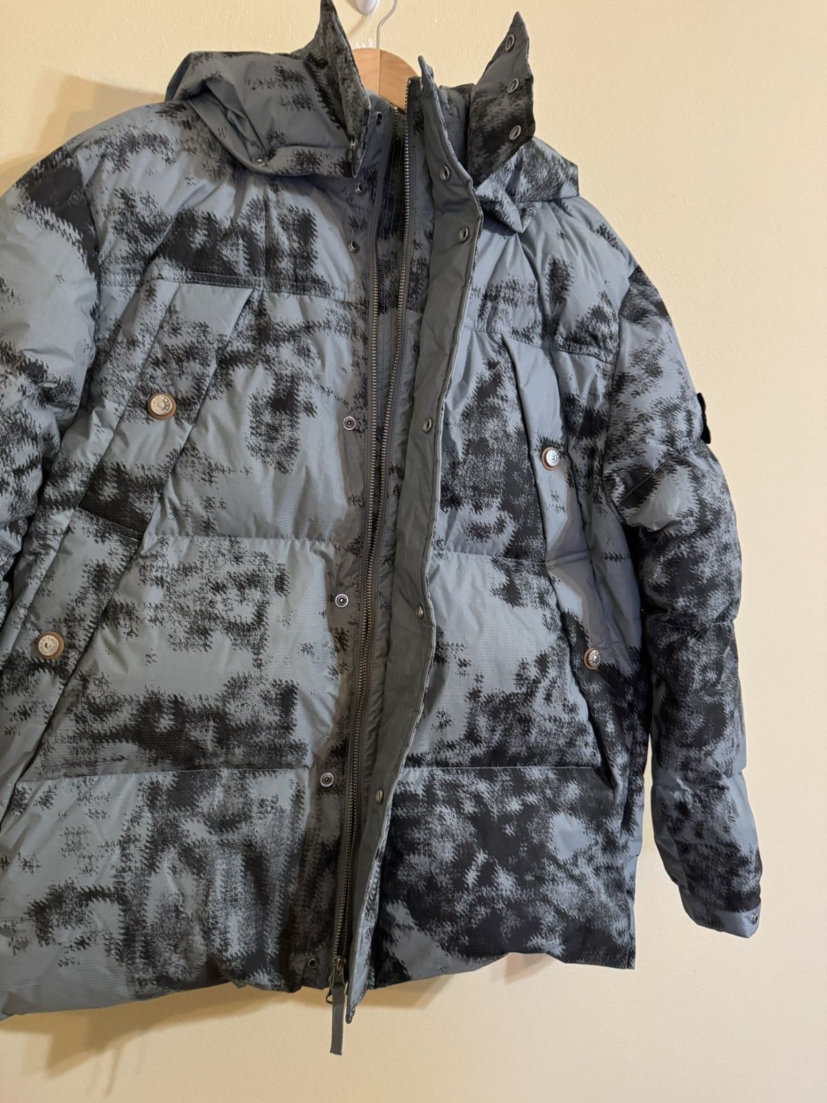 Stone Island Stone Island New Ice Jacket Earth Mapping Camouflage Down XL Size US XL / EU 56 / 4 - 4 Thumbnail