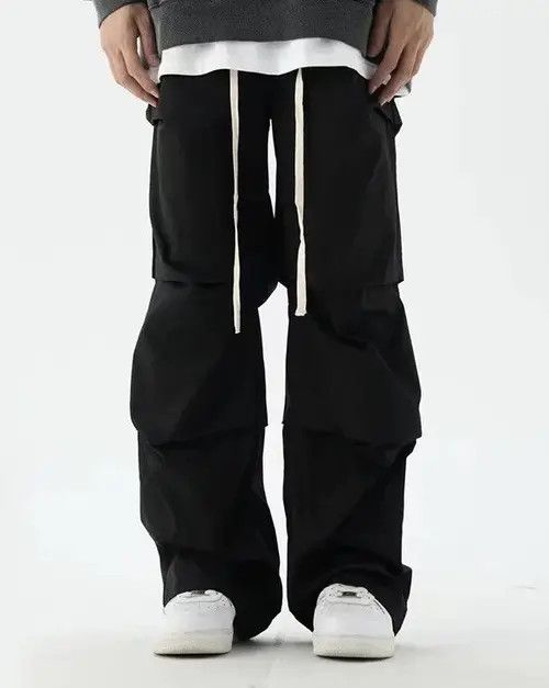 Designer Parachute Baggy Cargo Pants Size US 30 / EU 46 - 3 Thumbnail