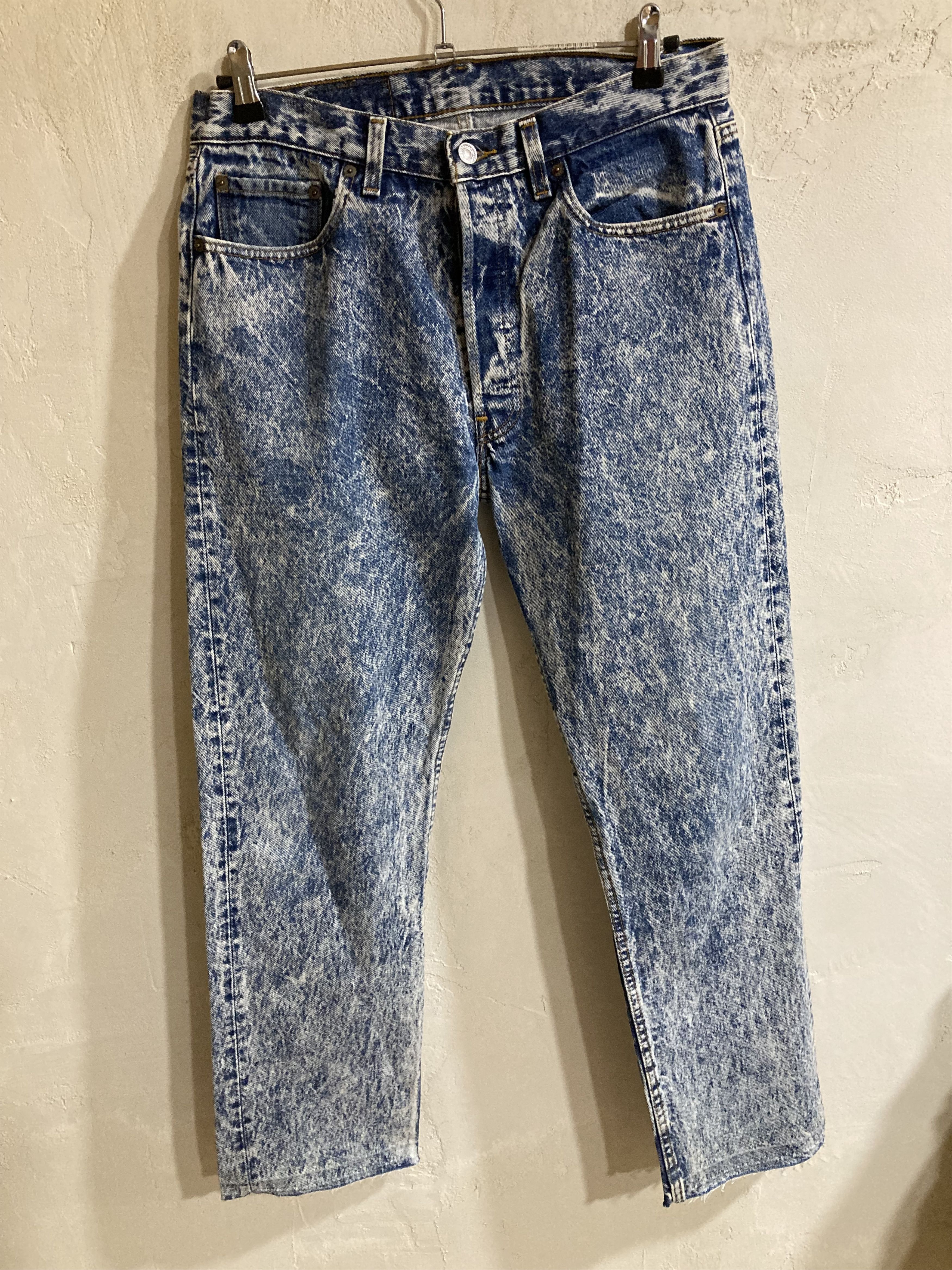 Levi's Vintage Levis 501 Acid Wash Jeans Size US 32 / EU 48 - 2 Thumbnail