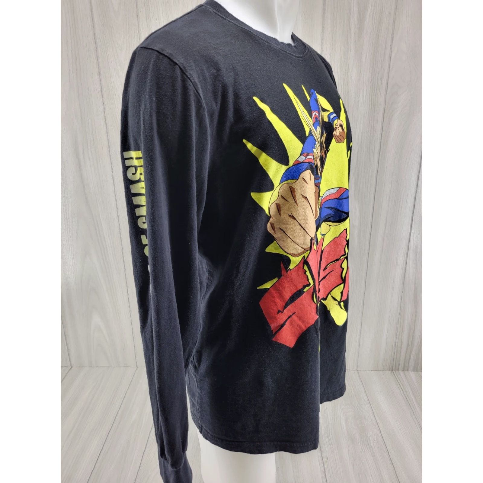 Hot Topic My Hero Academia United States of Smash Hot Topic Long Sleeve Shirt Men’s XL Black Size US XL / EU 56 / 4 - 4 Thumbnail