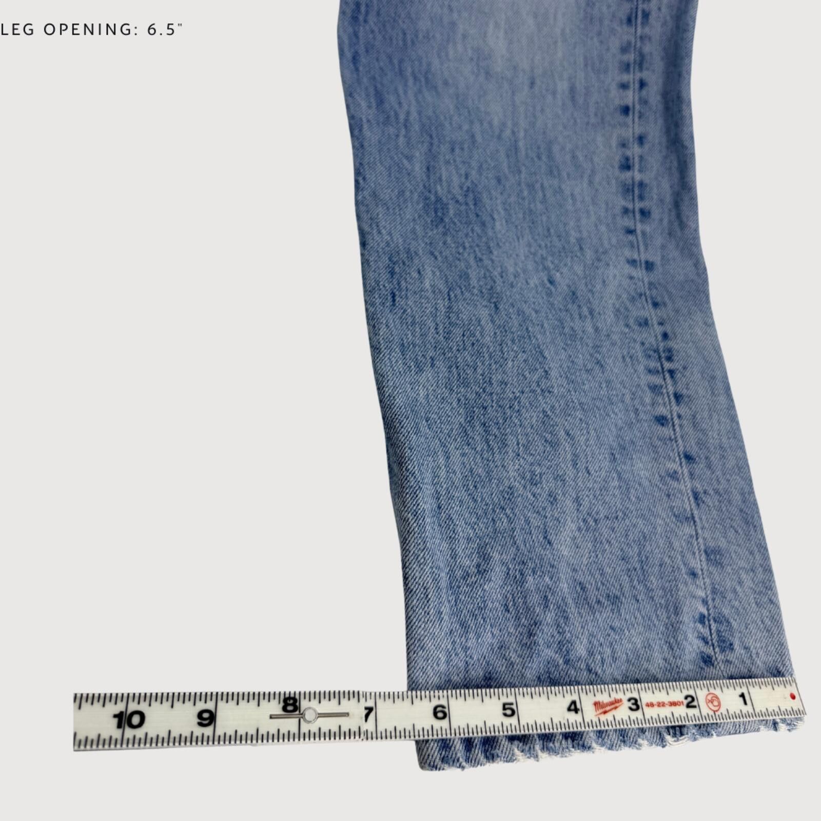 Aritzia Aritzia Denim Forum Boyfriend High Rise Jeans 26 Size 26" / US 2 / IT 38 - 9 Thumbnail