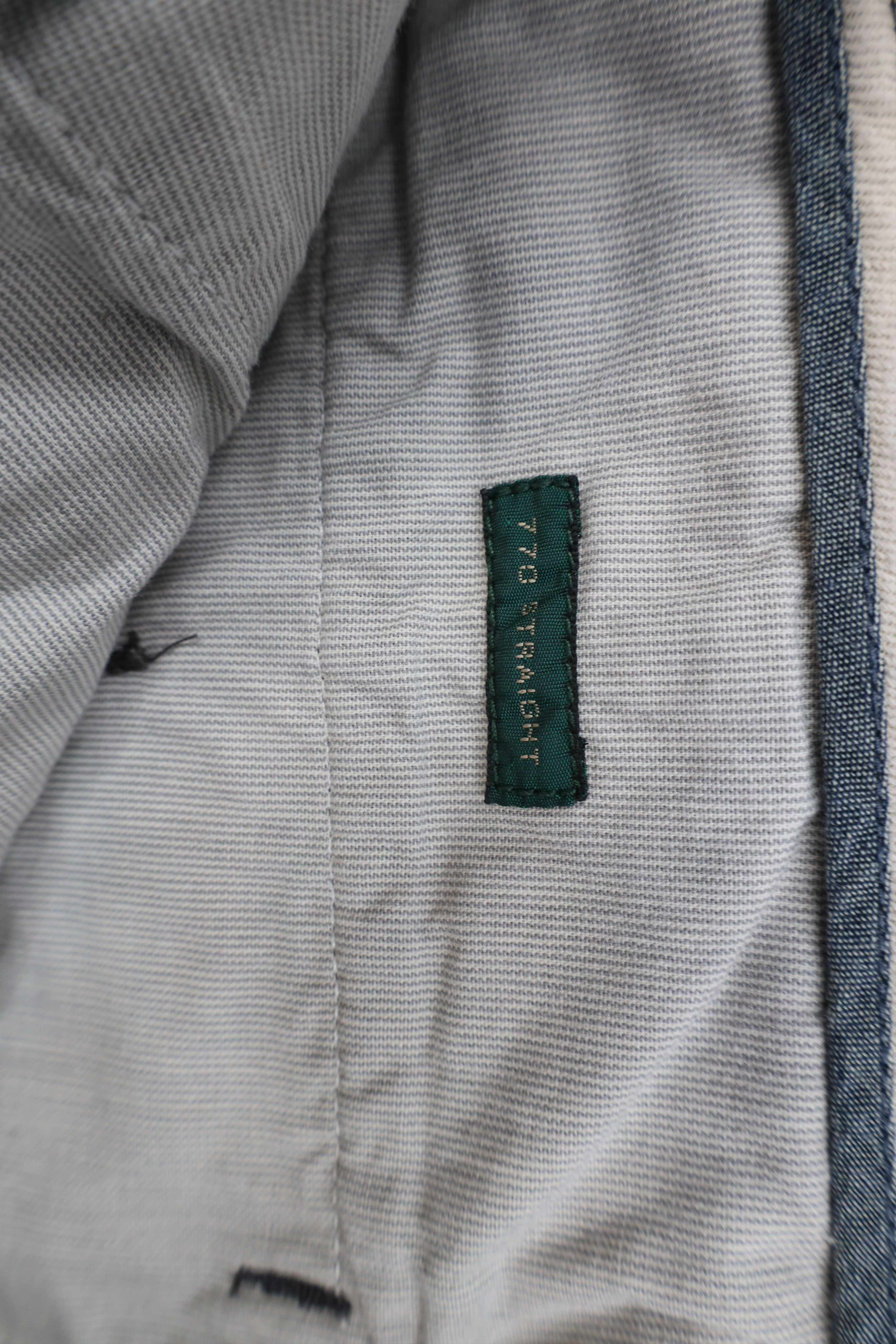 J.Crew × Vintage Vintage J Crew Straight Leg Cotton Chinos Chino Pants Gray Size US 35 - 9 Thumbnail