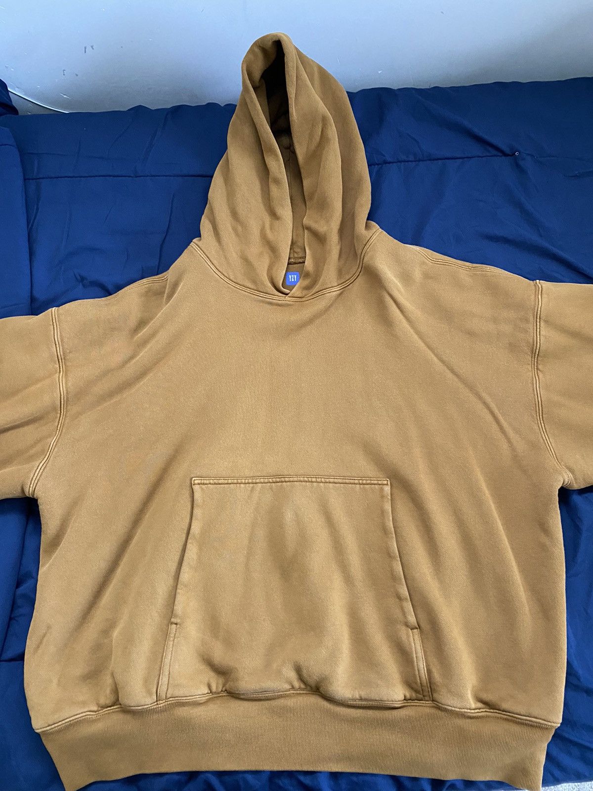 image of Yeezy Gap Light Brown Hoodie, Men's (Size XL)