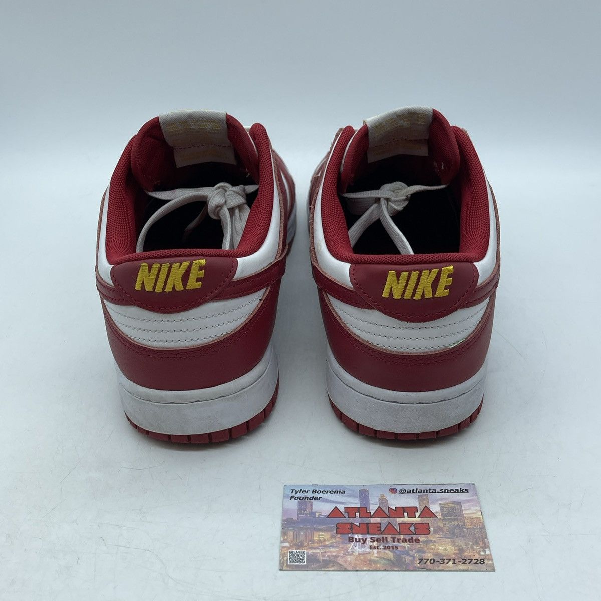 Nike Dunk low gym red Size US 12 / EU 45 - 3 Thumbnail