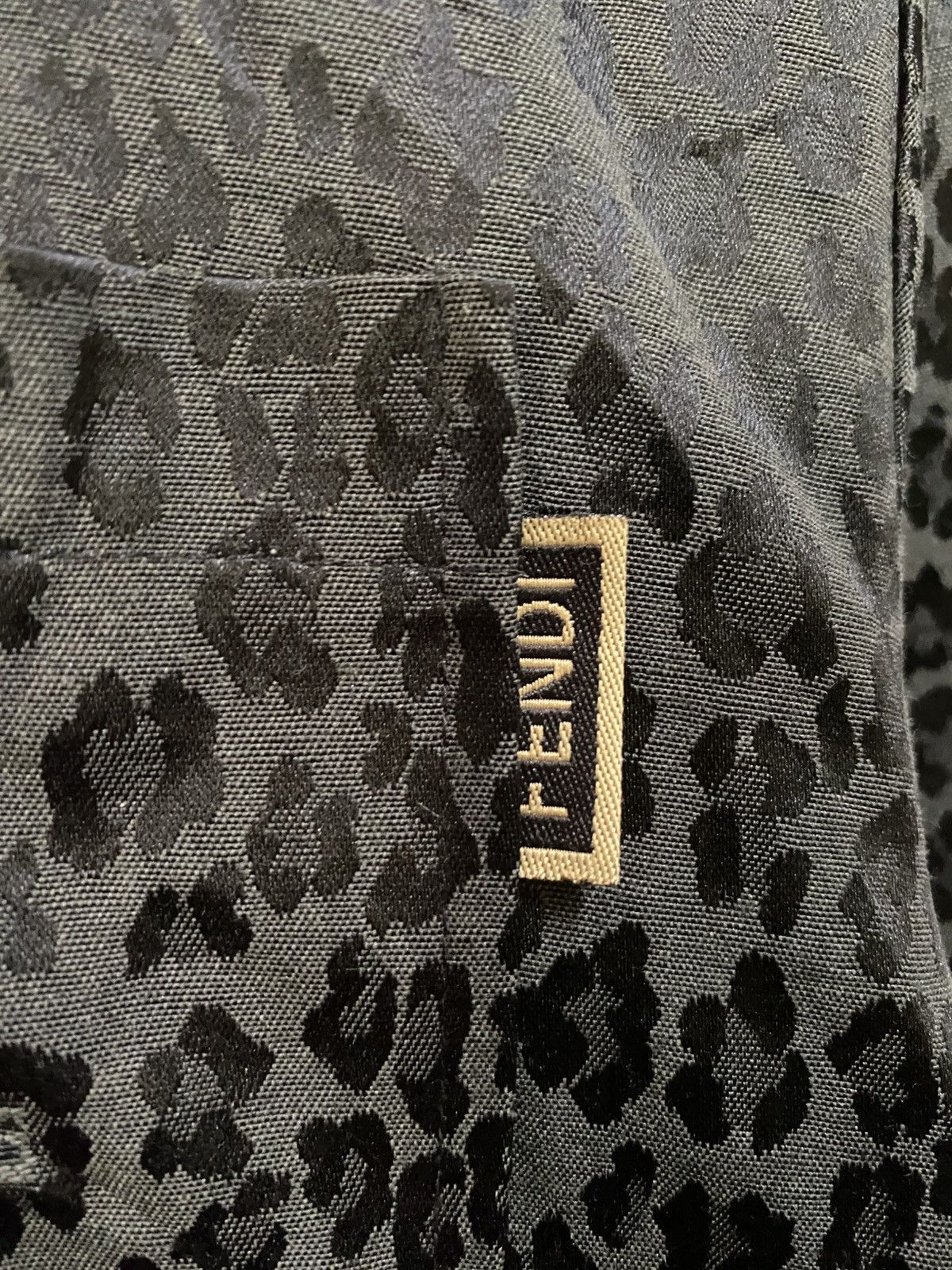 Fendi VINTAGE FENDI LEOPARD MONOGRAM JACKET Size US M / EU 48-50 / 2 - 6 Thumbnail