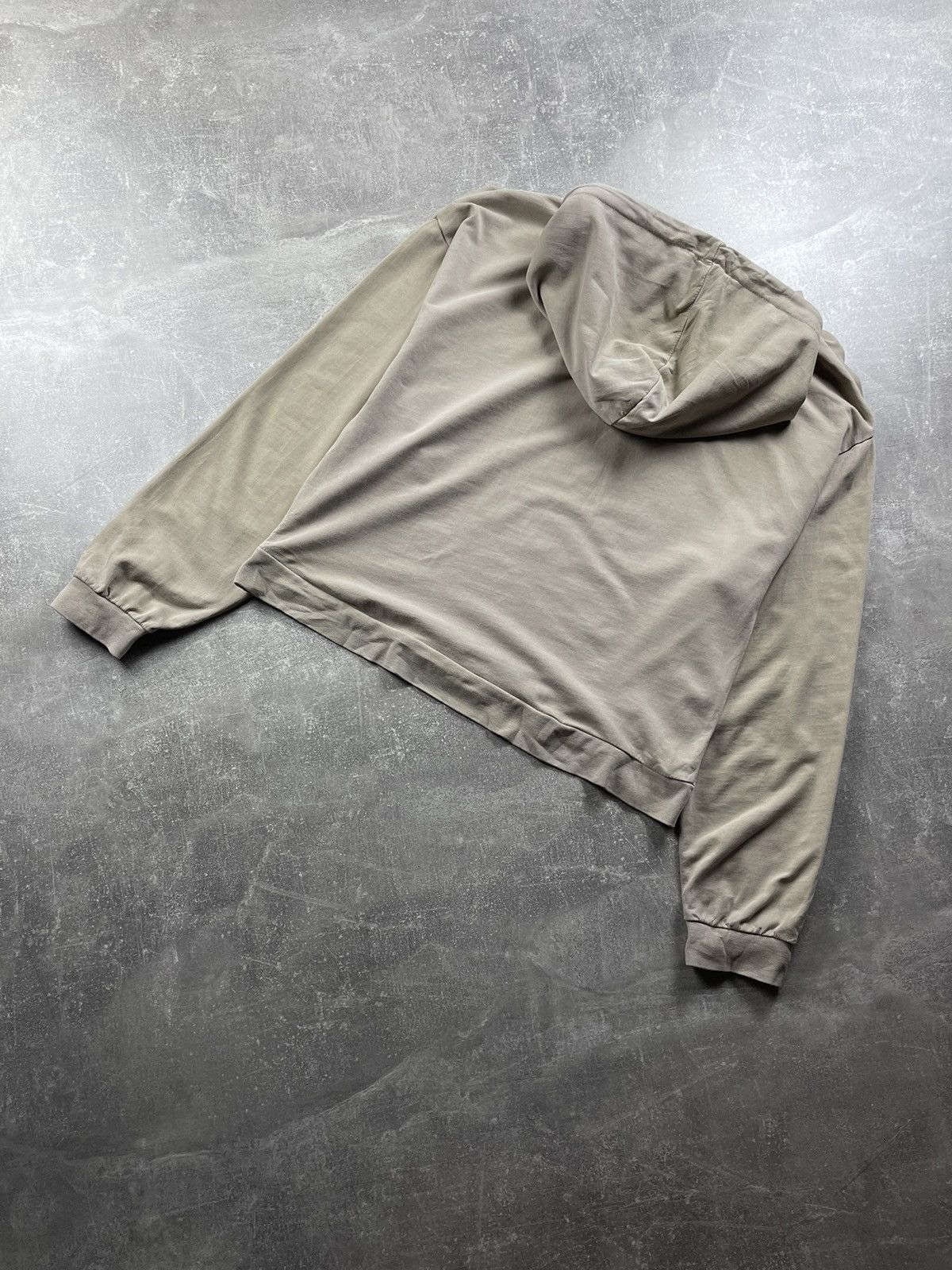 Other Stüssy Authentic Hooded Sweatshirt Minimal Logo Hoodie Taupe Size L / US 10 / IT 46 - 7 Thumbnail