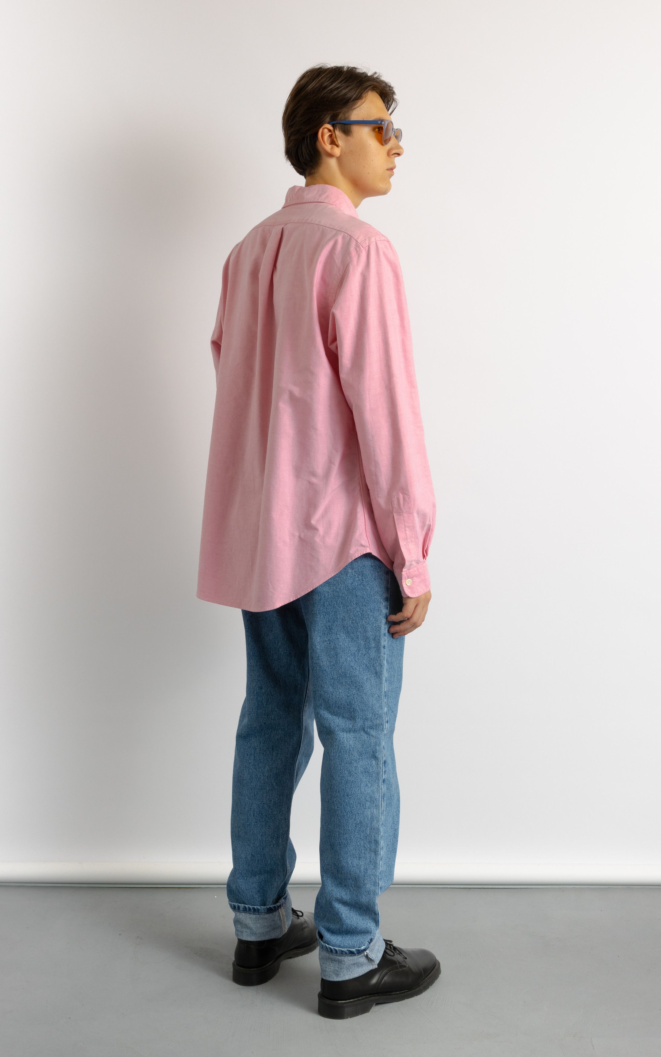 Ralph Lauren Man Ralph Lauren Blue Label Pink Regular Shirt 8738 Size US M / EU 48-50 / 2 - 3 Thumbnail