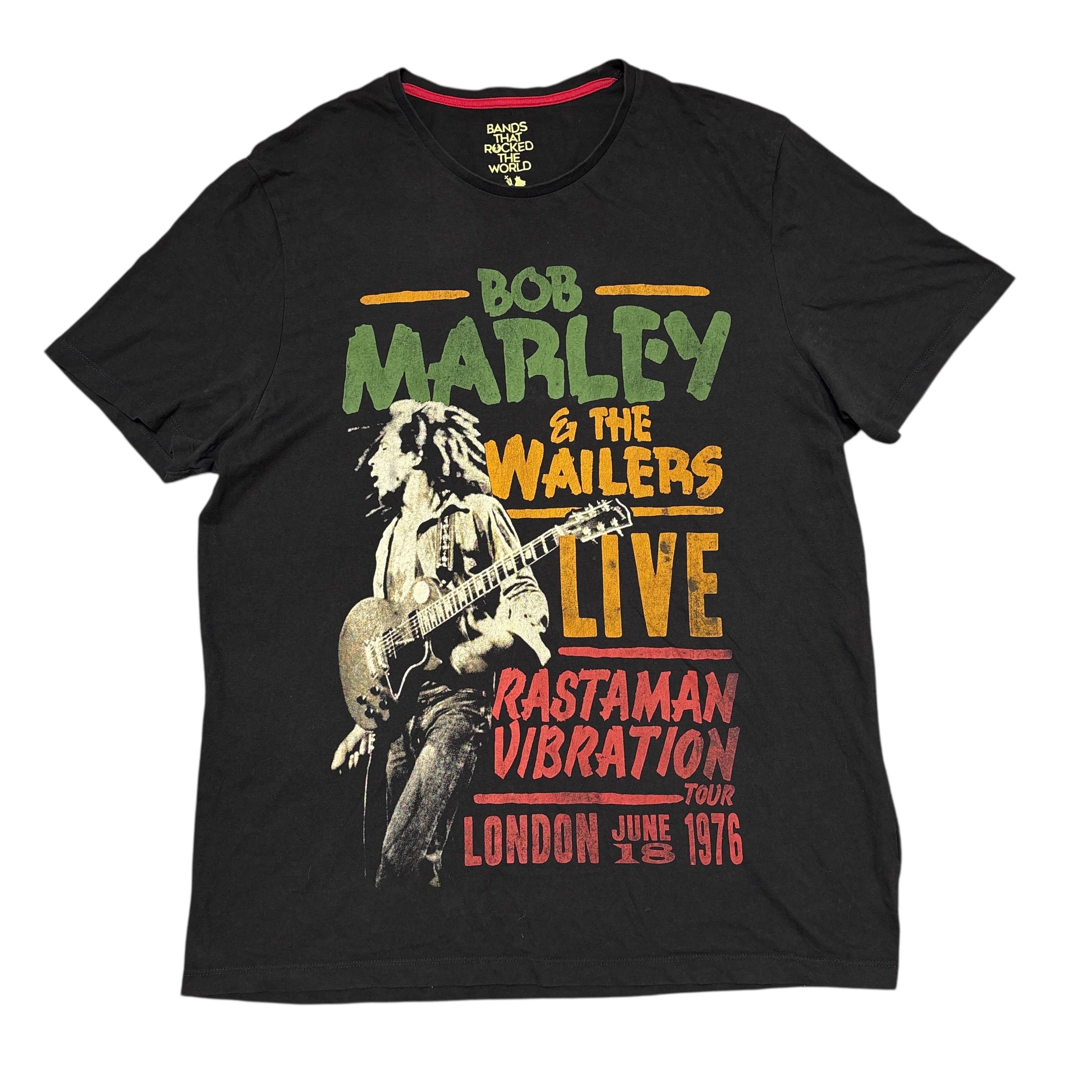 Band Tees Bob Marley Shirt The Wailers Reggae Band Tee Rap Tee Size US XL / EU 56 / 4 - 1 Thumbnail