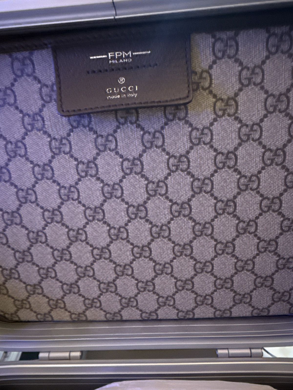 Gucci Gucci Beige Coated Canvas XFPM Beauty Case Size ONE SIZE - 15 Thumbnail