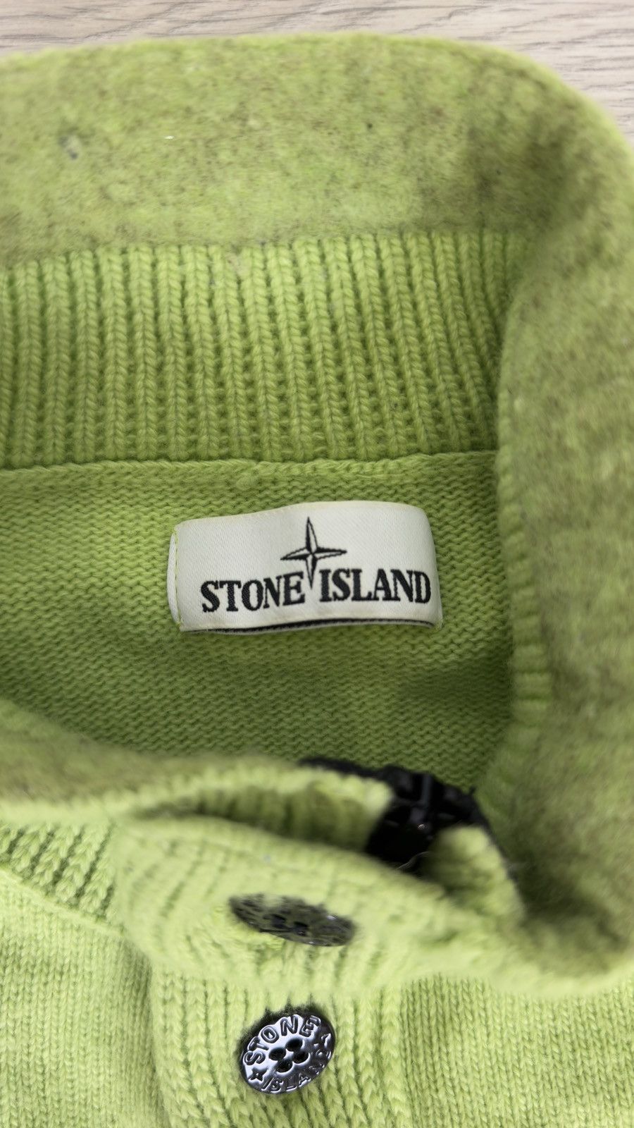 Stone Island Stone Island 1/4 Zip Sweater Size US XL / EU 56 / 4 - 8 Thumbnail
