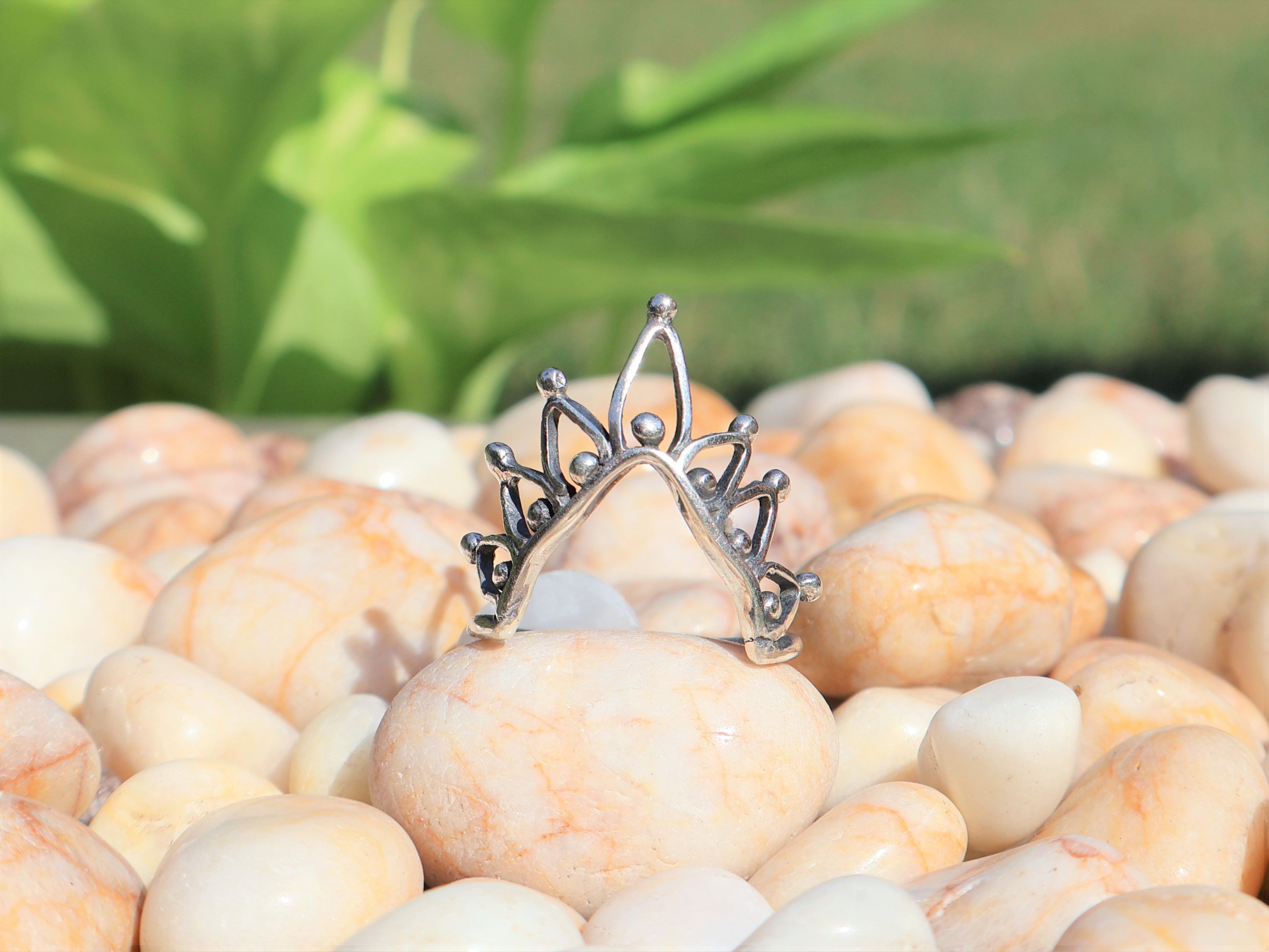 Handmade Crown Queen Ring, 925 Sterling Silver Ring, Handmade Ring, Size ONE SIZE - 3 Thumbnail