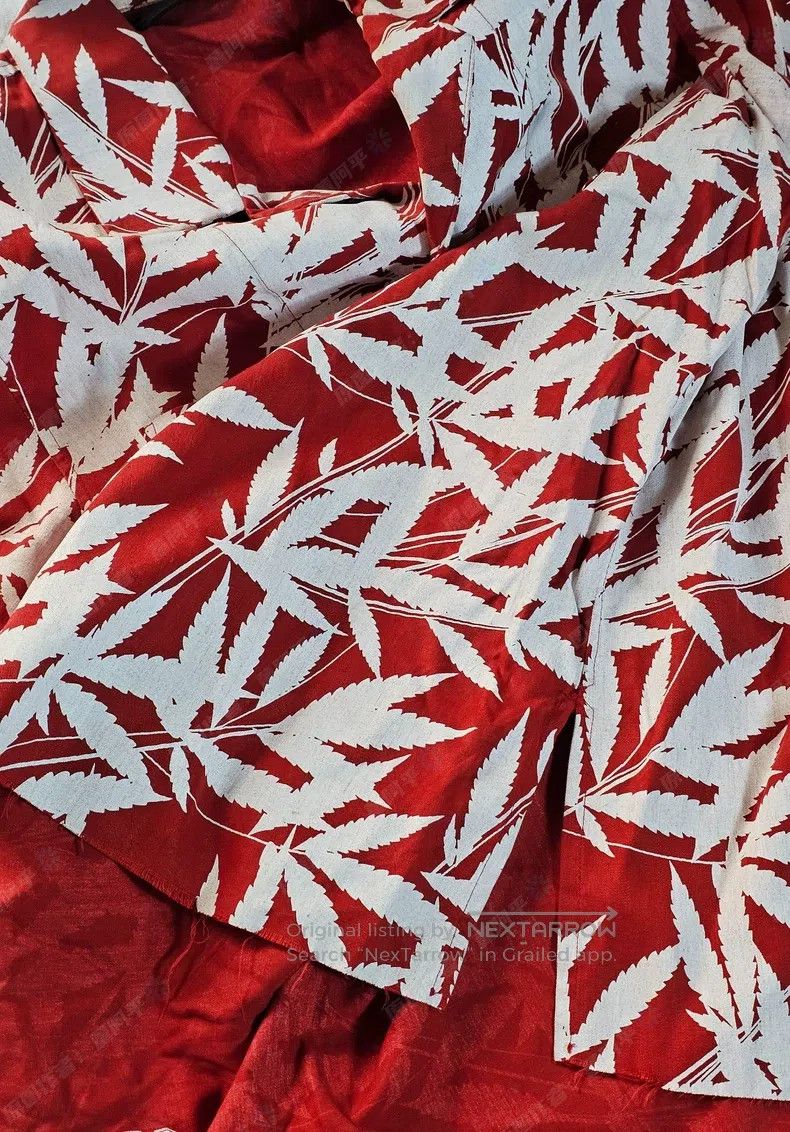 Amiri Amiri Red and white palm tree print short sleeve shirt Size US L / EU 52-54 / 3 - 5 Thumbnail